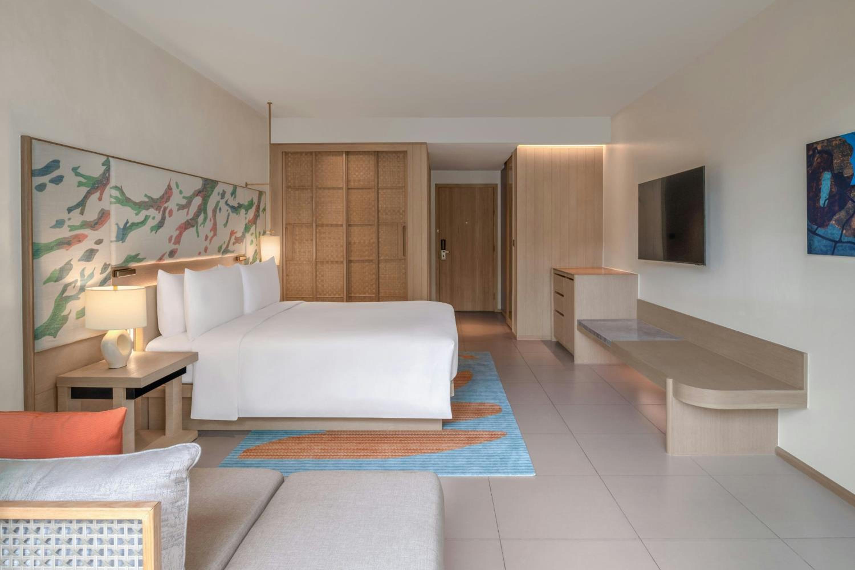 Guest Room, Premium, Cabana, King Bed, Pool View, Terrace