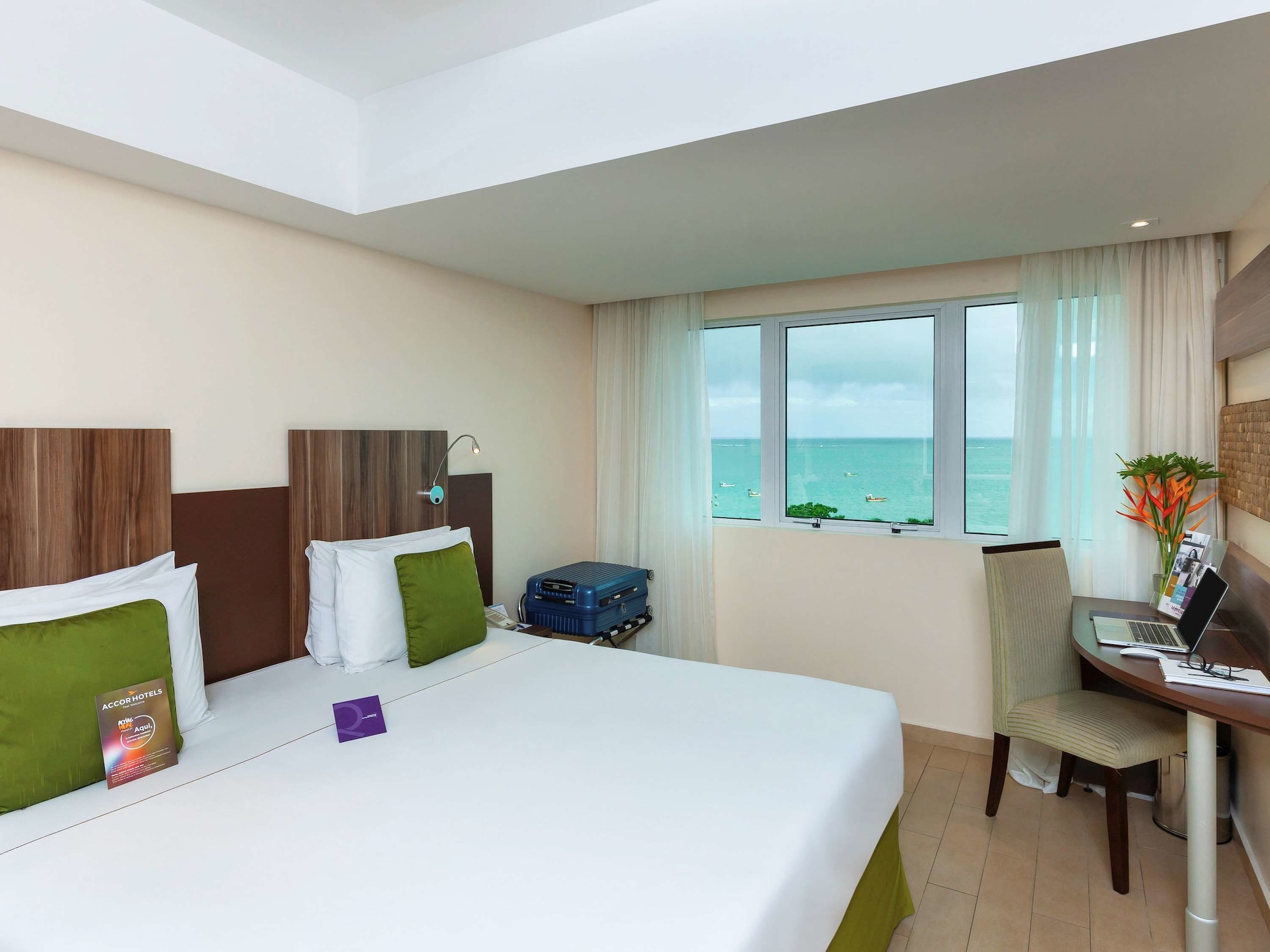 غرفة سوبيريور بسرير مزدوج بإطلالة على البحر، Mercure Maceio Pajucara 8/10
