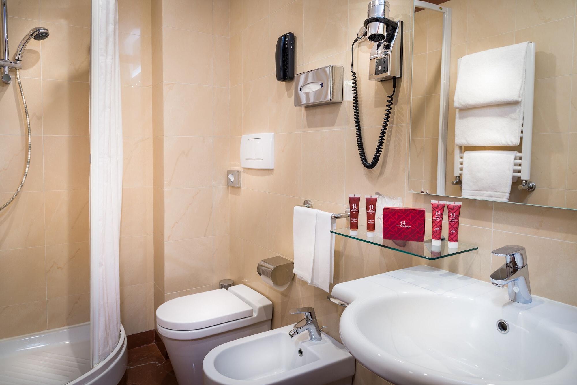 غرفة اقتصادية بسرير مزدوج، Diocleziano Hotel 9/9