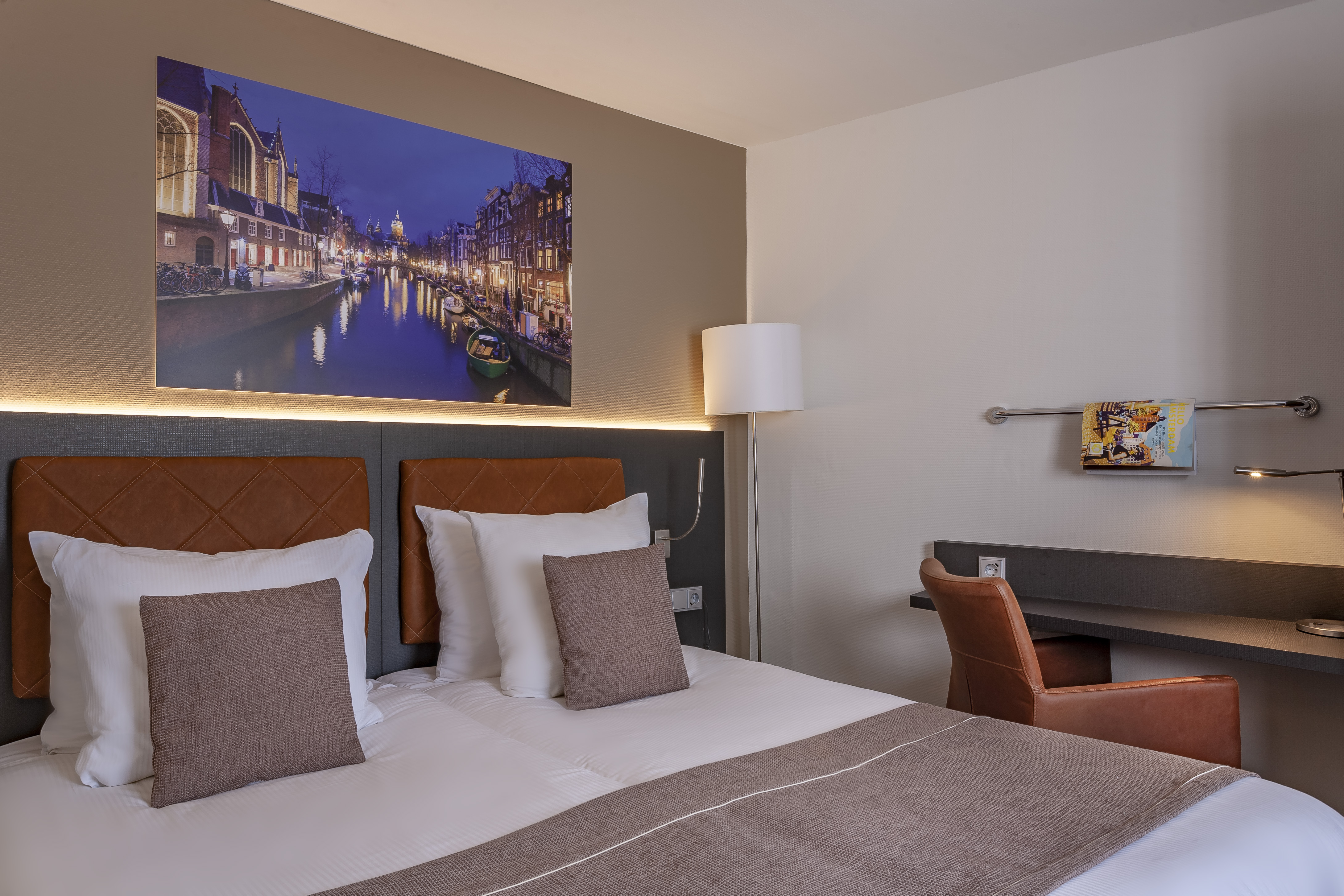 غرفة بسريرين منفصلين، Avenue Hotel Amsterdam 6/10