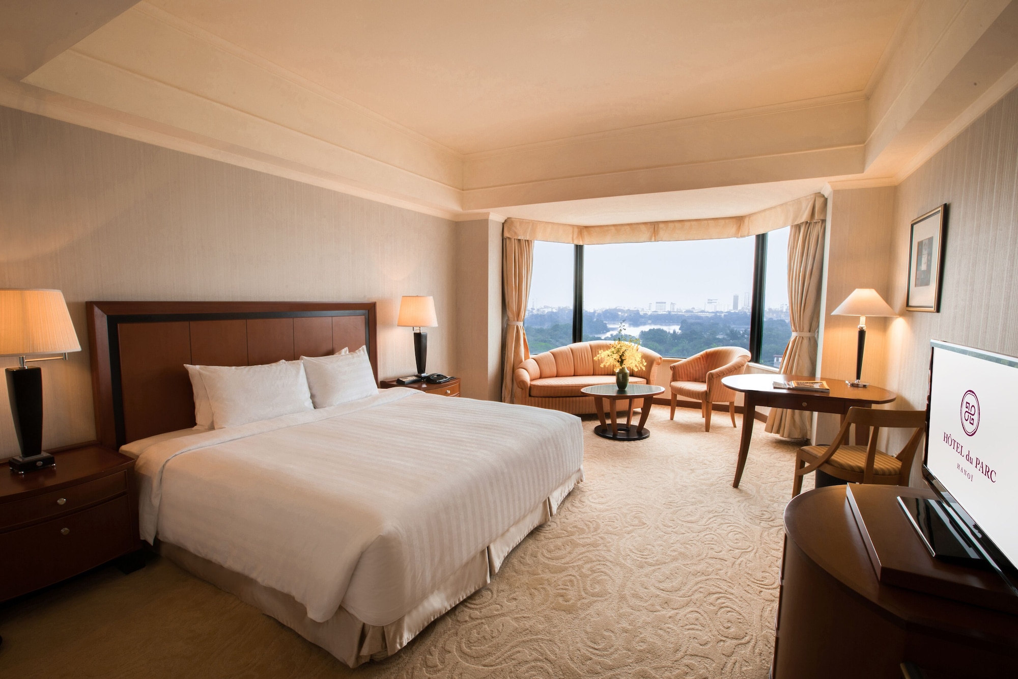 غرفة ديلوكس بسرير كينج، Hotel Du Parc Hanoi 4/9