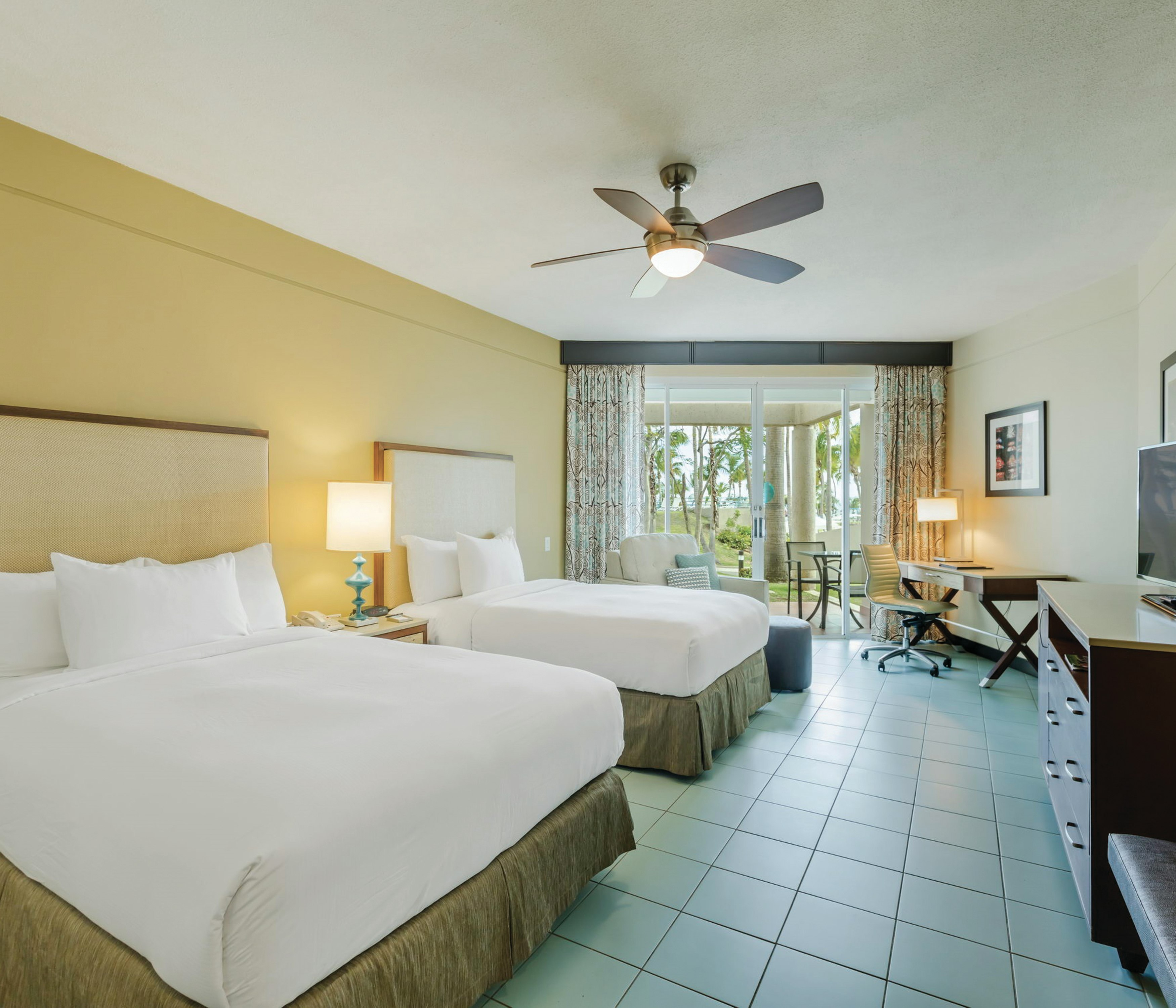 Room, 2 Double Beds, Pool View, Accessible
