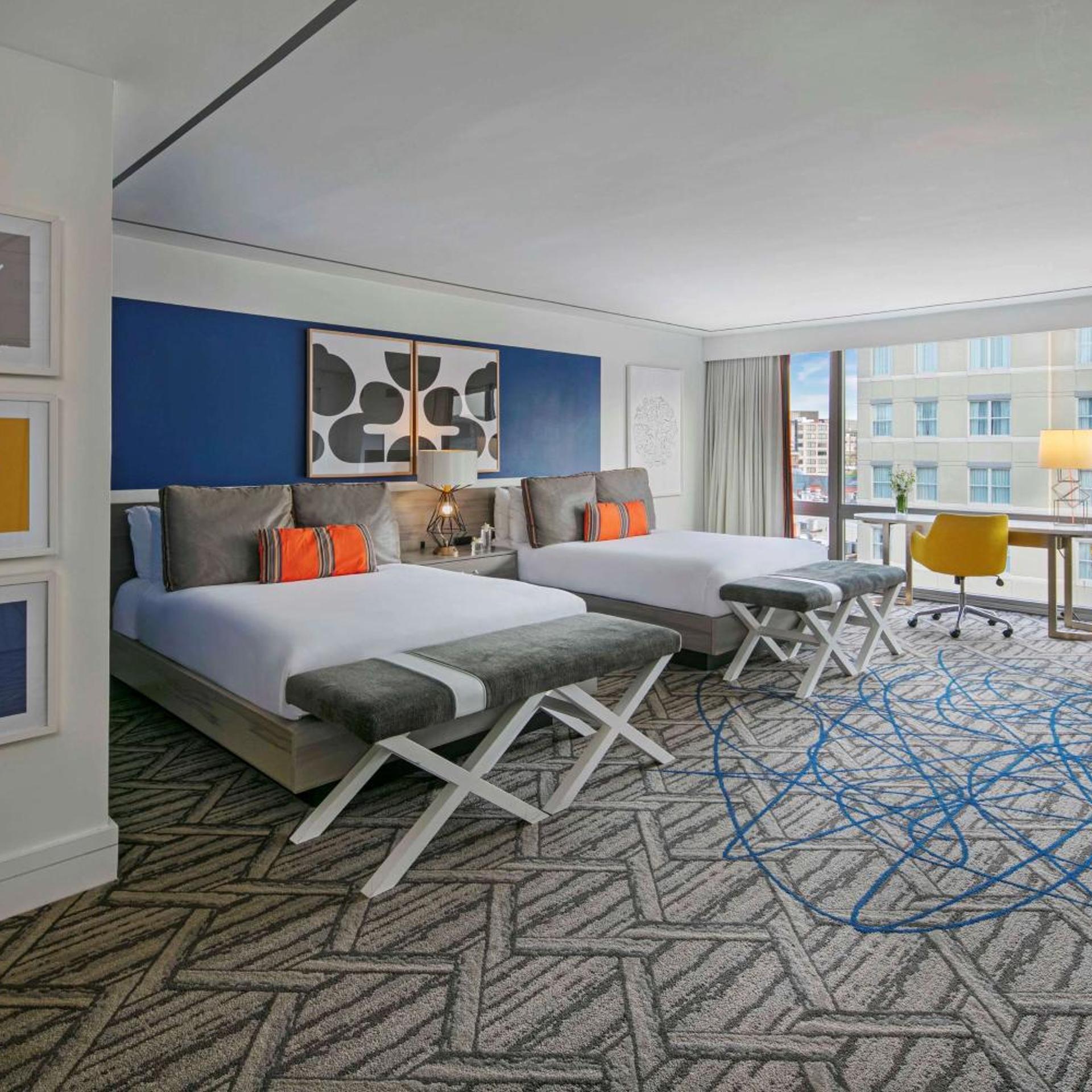 Preferred, Studio, 2 Queen Beds, City View