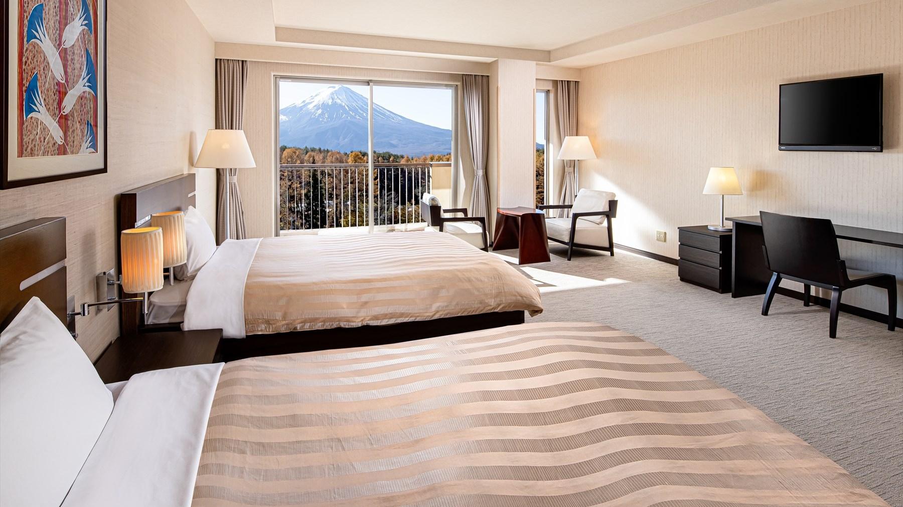 Standard, Twin Beds, Mountain View