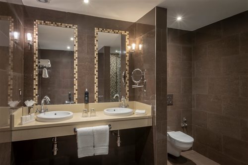 غرفة بسرير مزدوج أو سريرين منفصلين