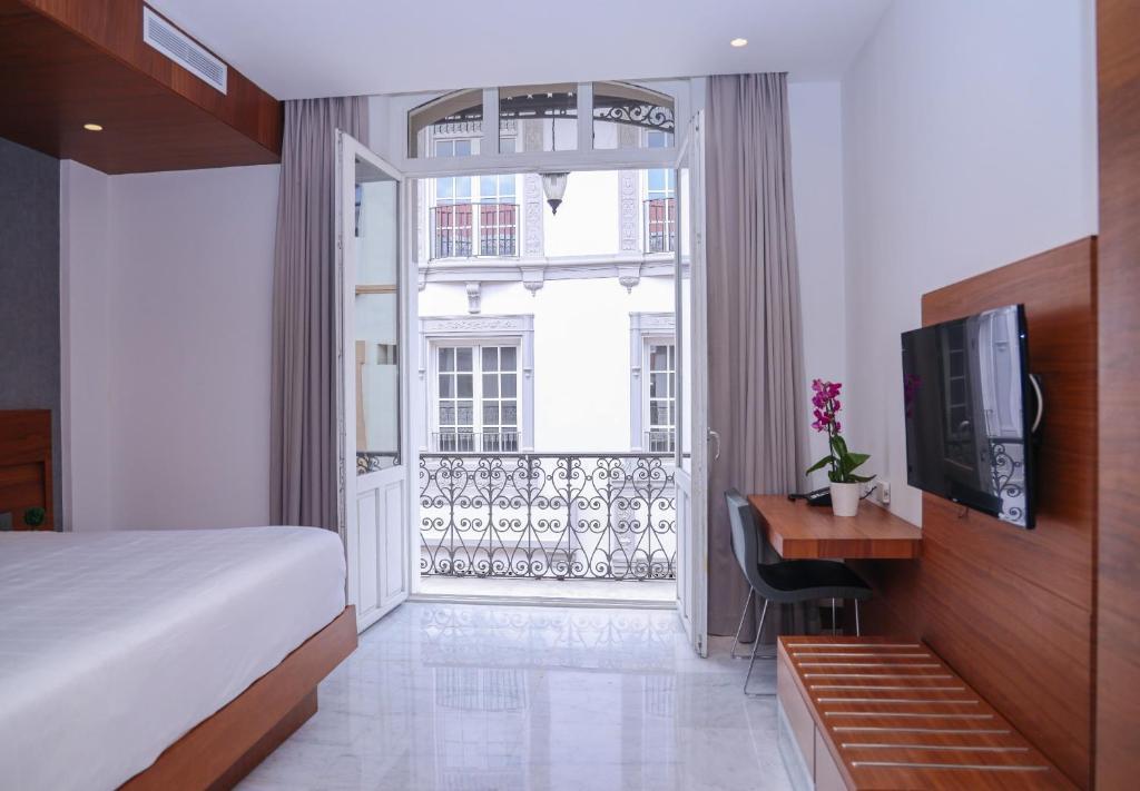 غرفة ديلوكس بسرير مزدوج بشرفة، Hotel San Felipe 2/6