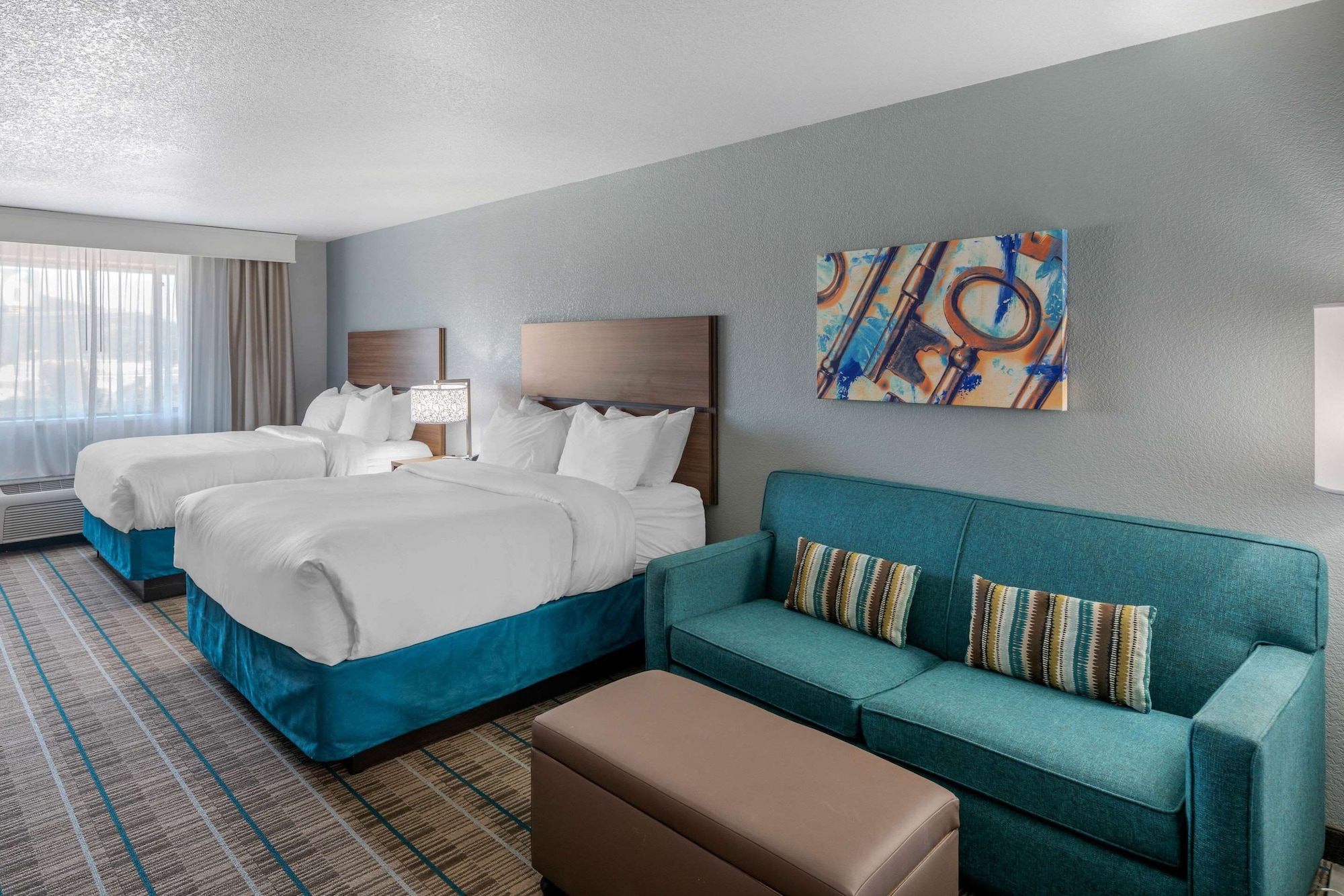 Efficiency, 2 Queen Beds, Accessible، MainStay Suites Coeur d Alene, ID 2/10