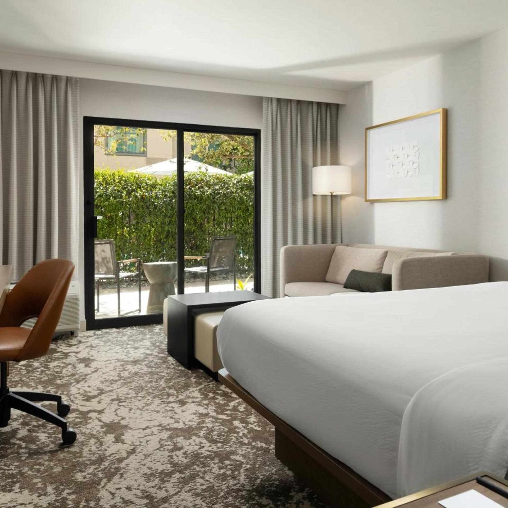 Room, King Bed, Shared Patio, Sofa