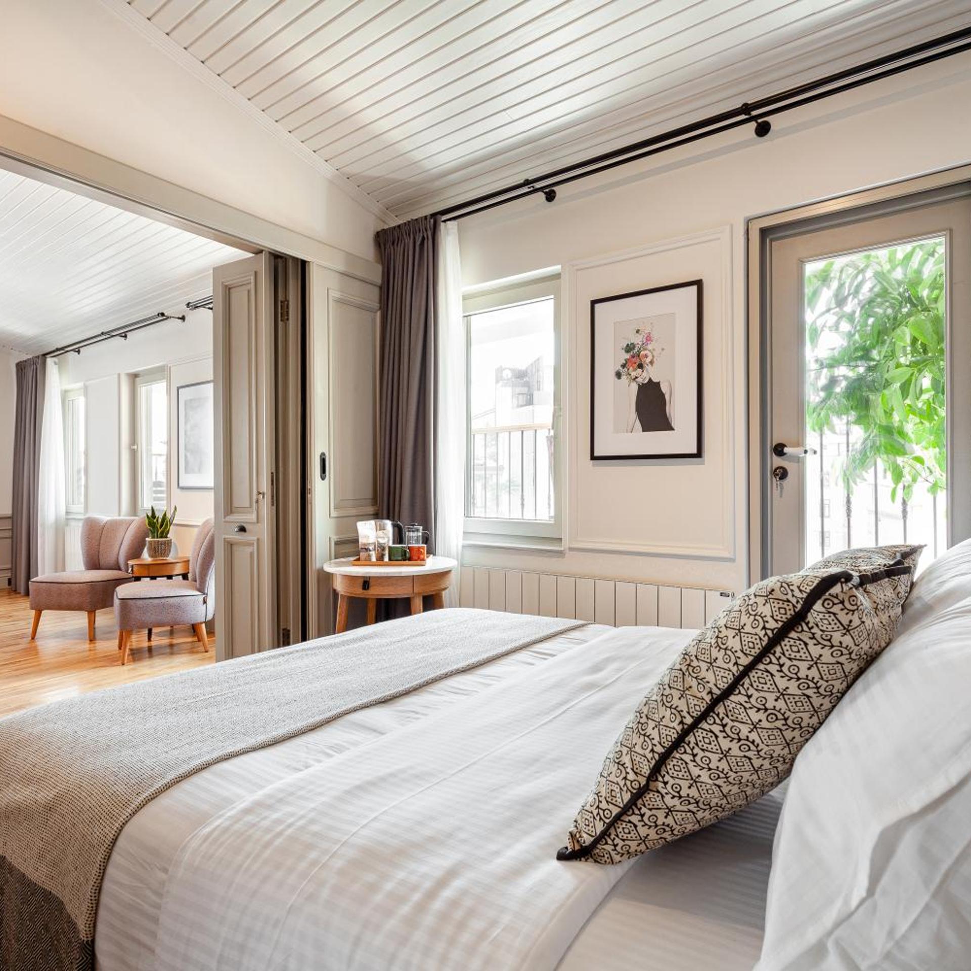 جناح بسرير كينج بشرفة، World House Boutique Hotel Galata 2/9