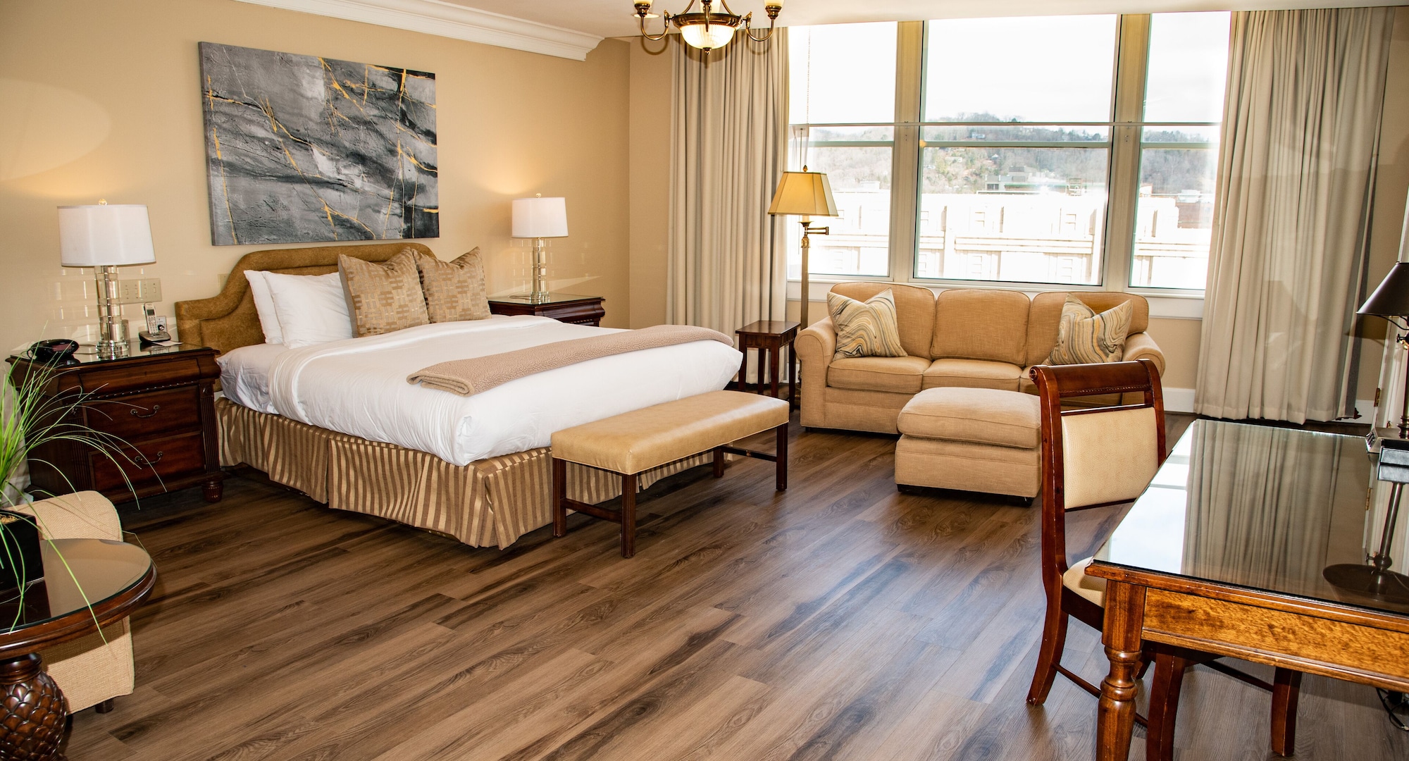 Master, Executive, Suite, Single, King Bed, Sofa, Pet Friendly, Jetted Tub