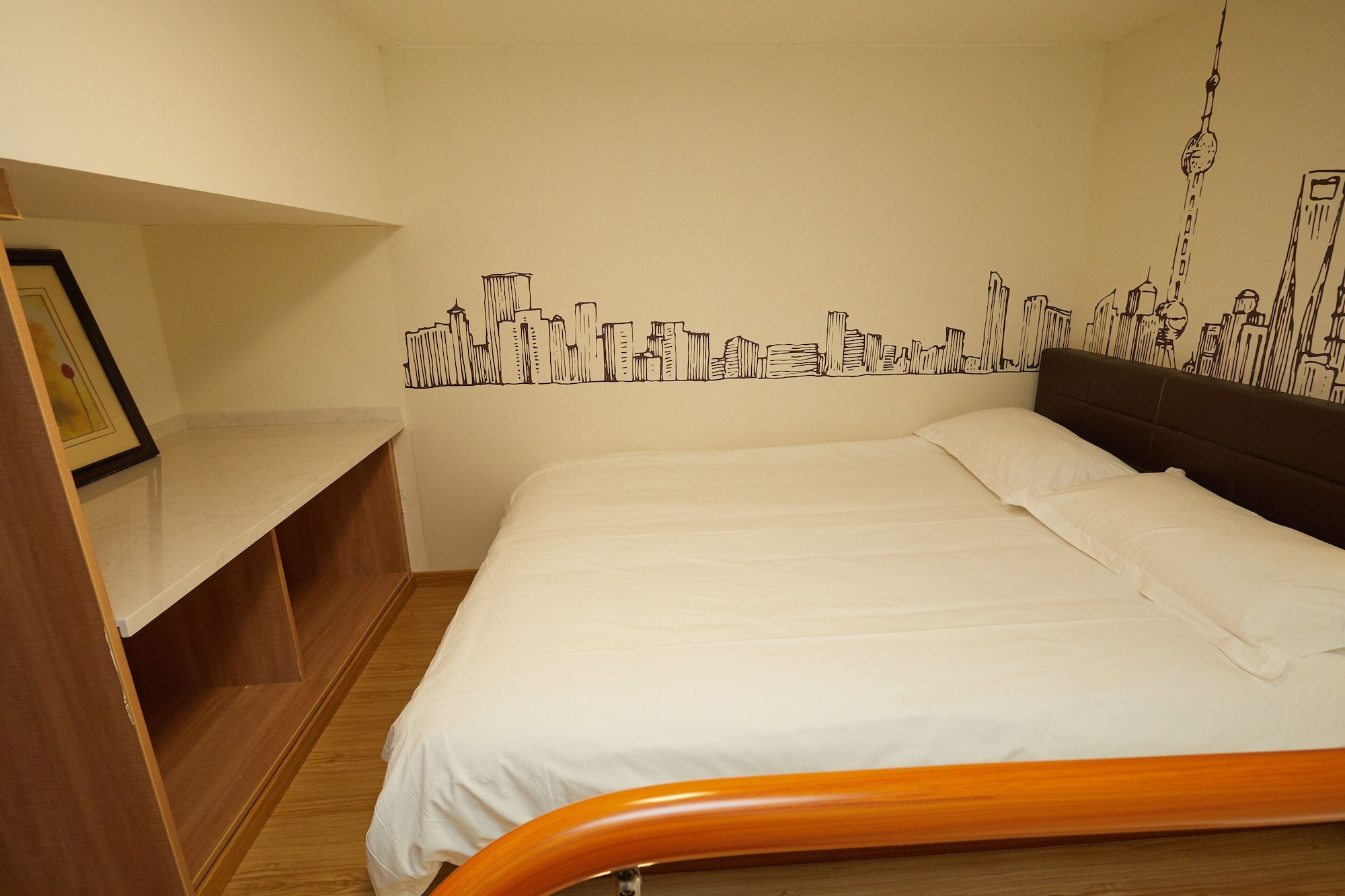 Standard, Double Bed, No Window، Shanghai Meego Youth Hostel 2/7