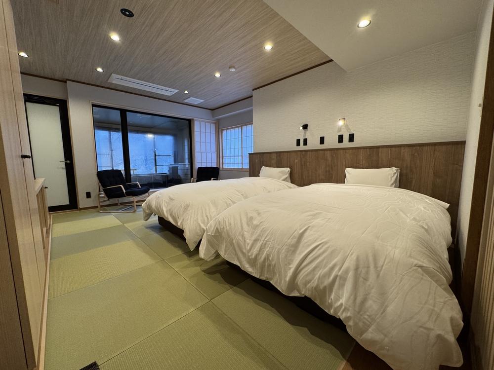 Standard, Twin Beds, Mountain View, Outdoor Bath