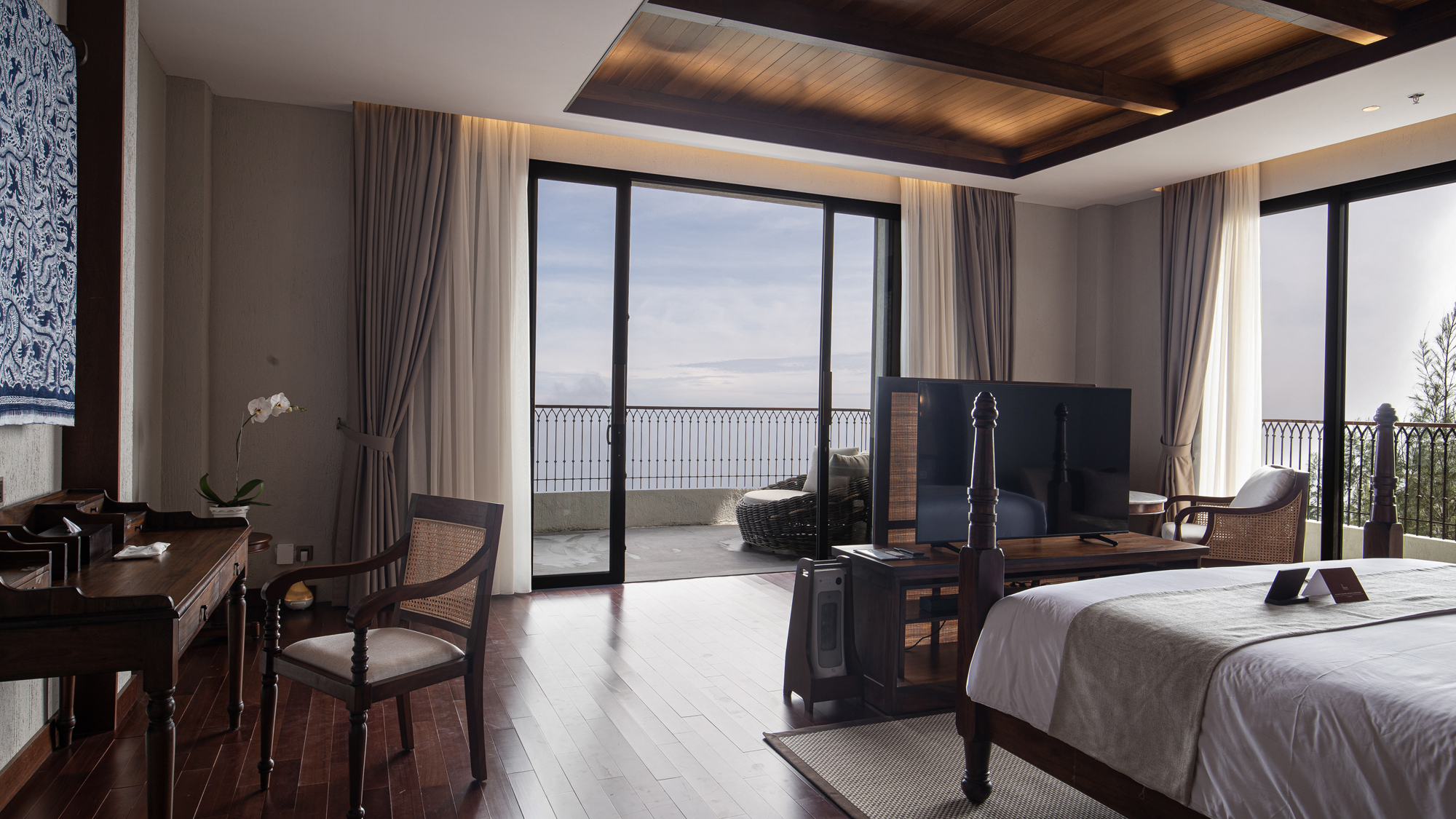 جناح بسرير كوين، Plataran Bromo Resort & Venue 4/7