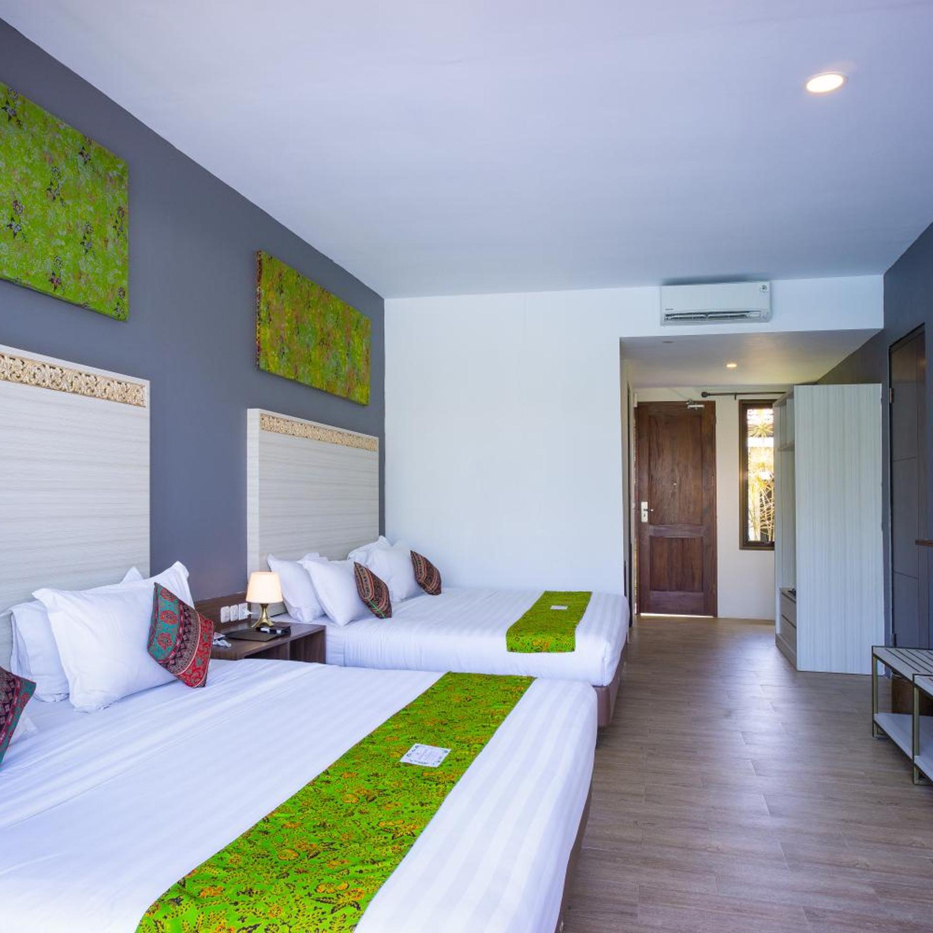 جناح بسرير كينج بإطلالة على المسبح، Grand Harvest Resort and Villas 8/10