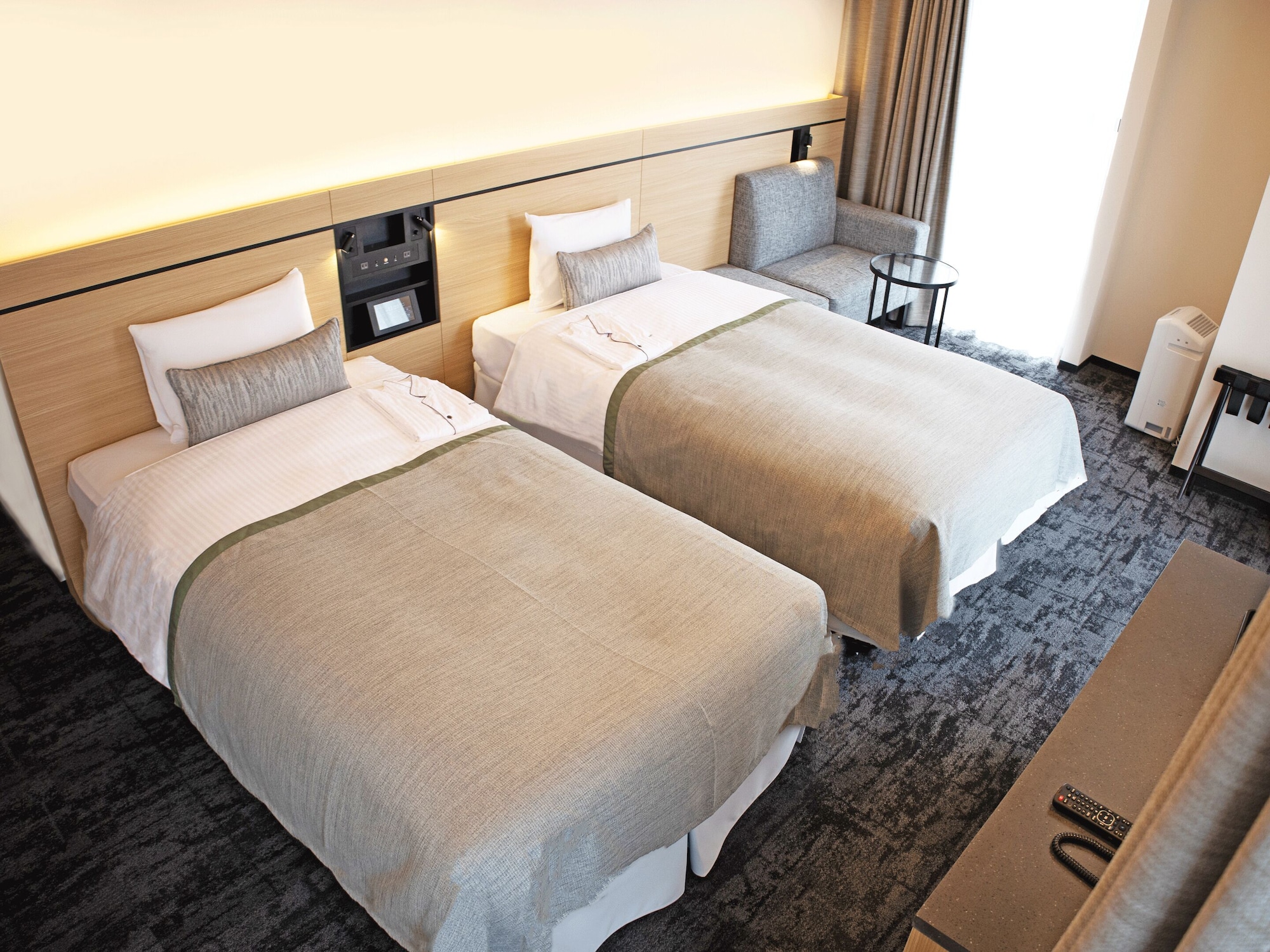 Moderate, Twin Beds