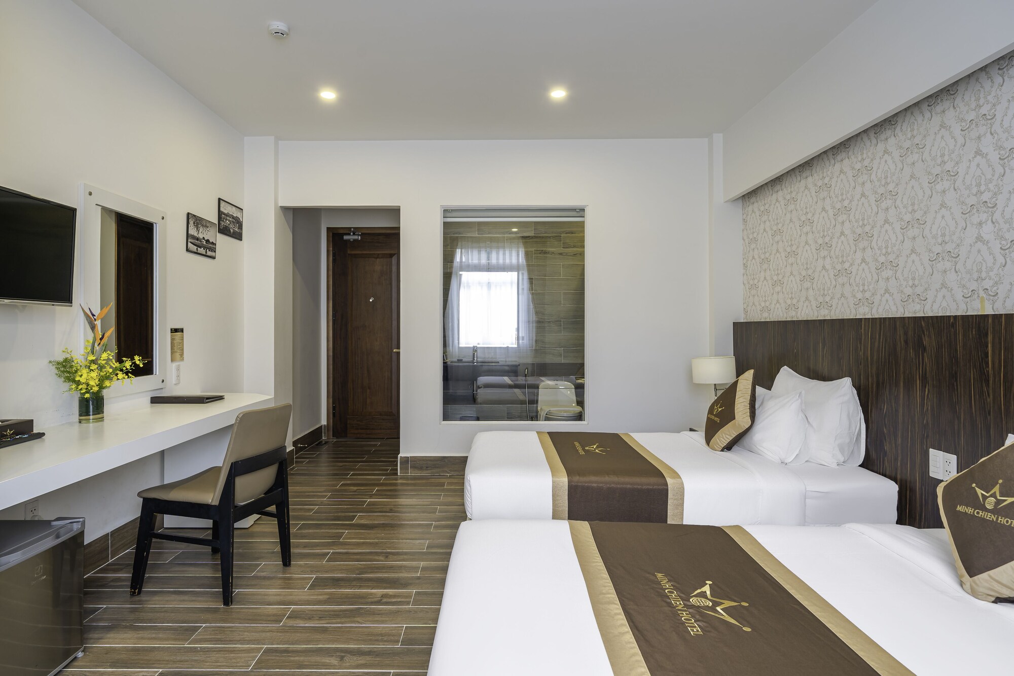 غرفة بريميوم بسريرين منفصلين، Minh Chien Hotel 6/7