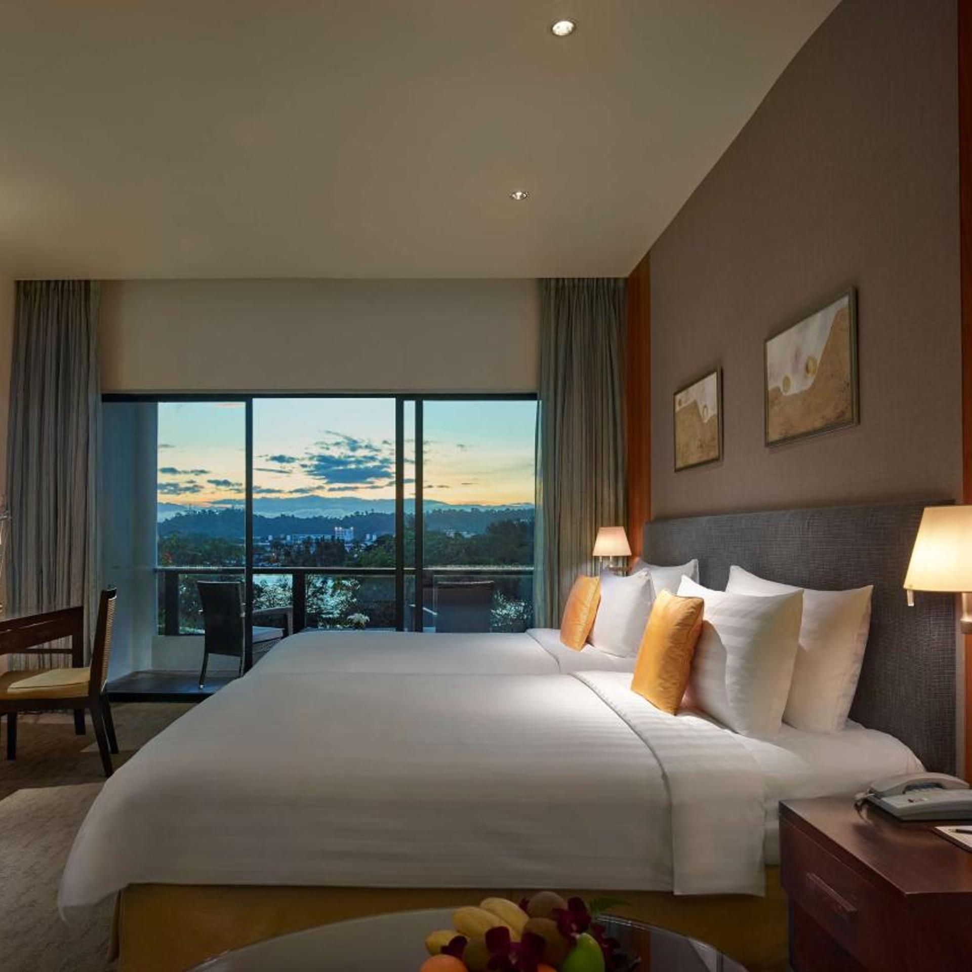 Kinabalu, Twin Beds, Mountain View