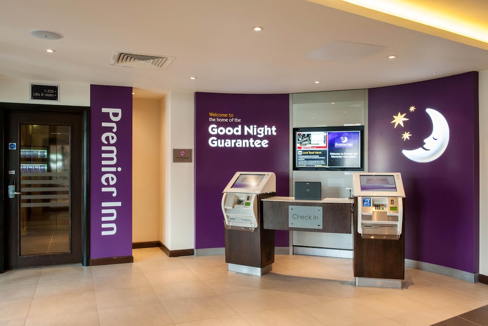 Lobby at Premier Inn Worcester City Centre, WORCESTER - UK