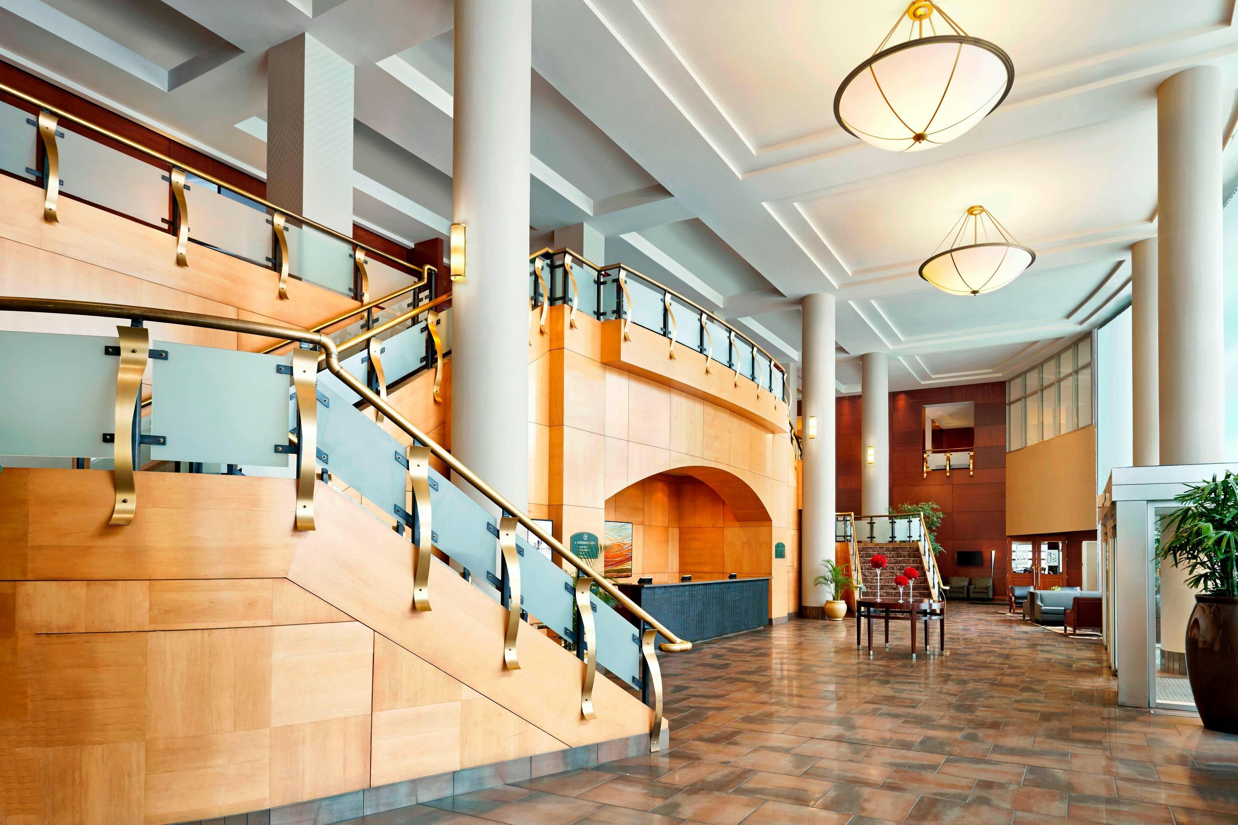 Lobby at Sheraton Suites Calgary Eau Claire, CALGARY