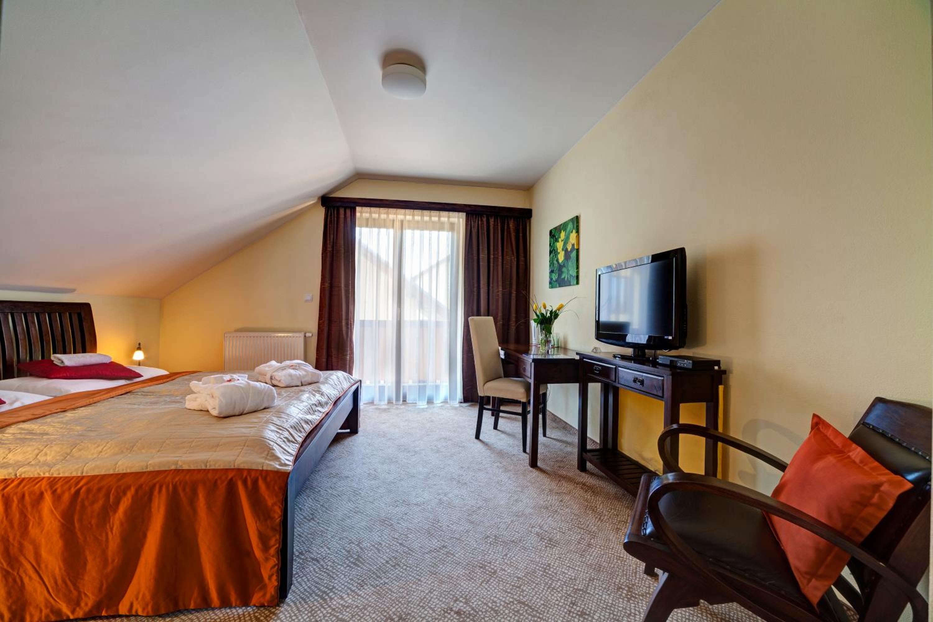 غرفة قياسية بسرير مزدوج أو سريرين منفصلين، Penzión Drak 9/10