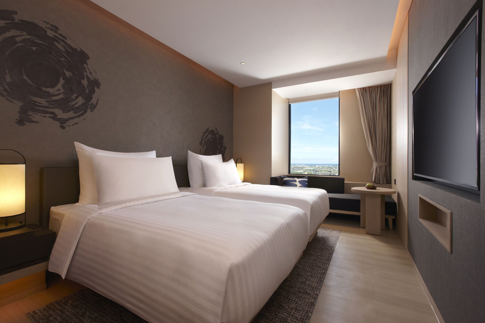 Wood, Superior, Twin Beds, Main Building