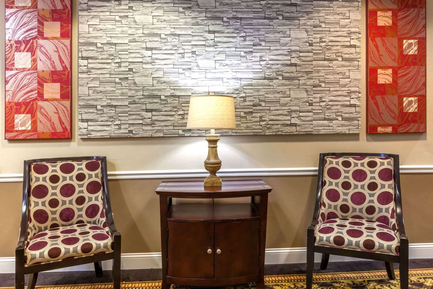 Lobby at Ramada by Wyndham Jersey City, JERSEY CITY - NJ