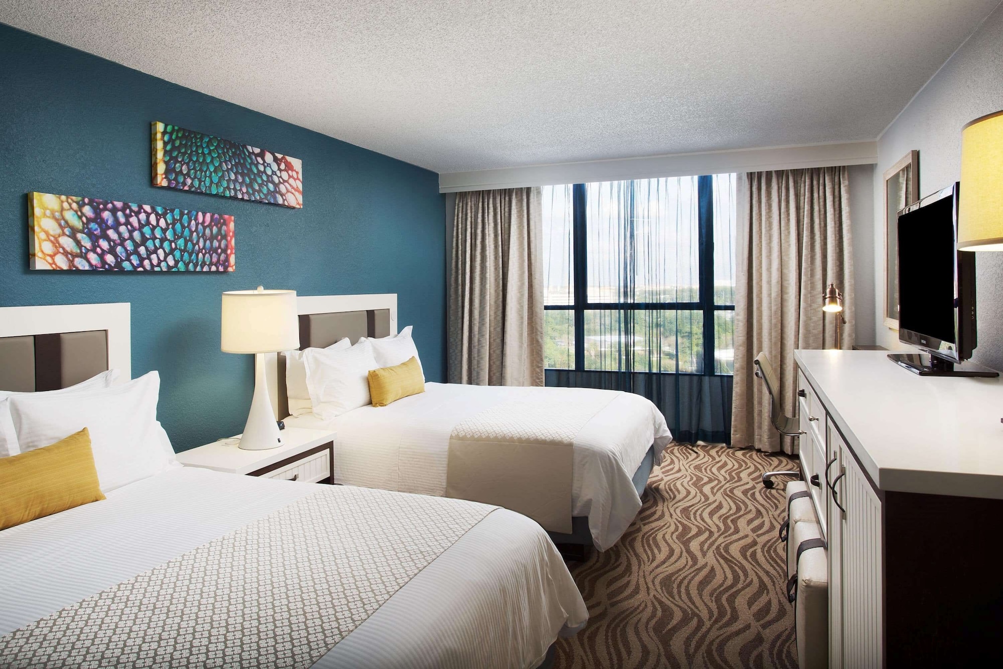 Room, 2 Queen Beds, Disney View, Resort View