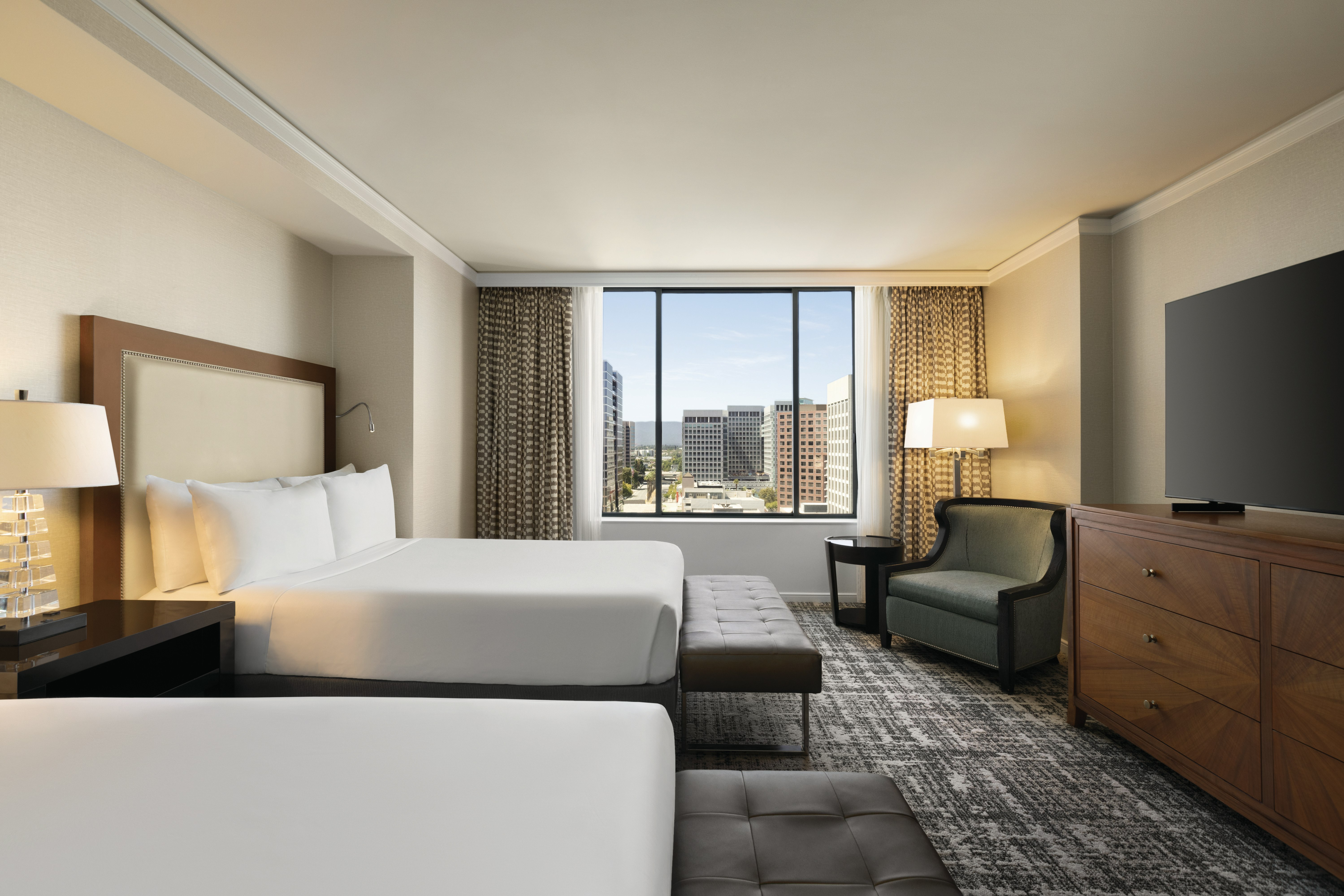 Room, 2 Double Beds, Mountain or City View, Accessible