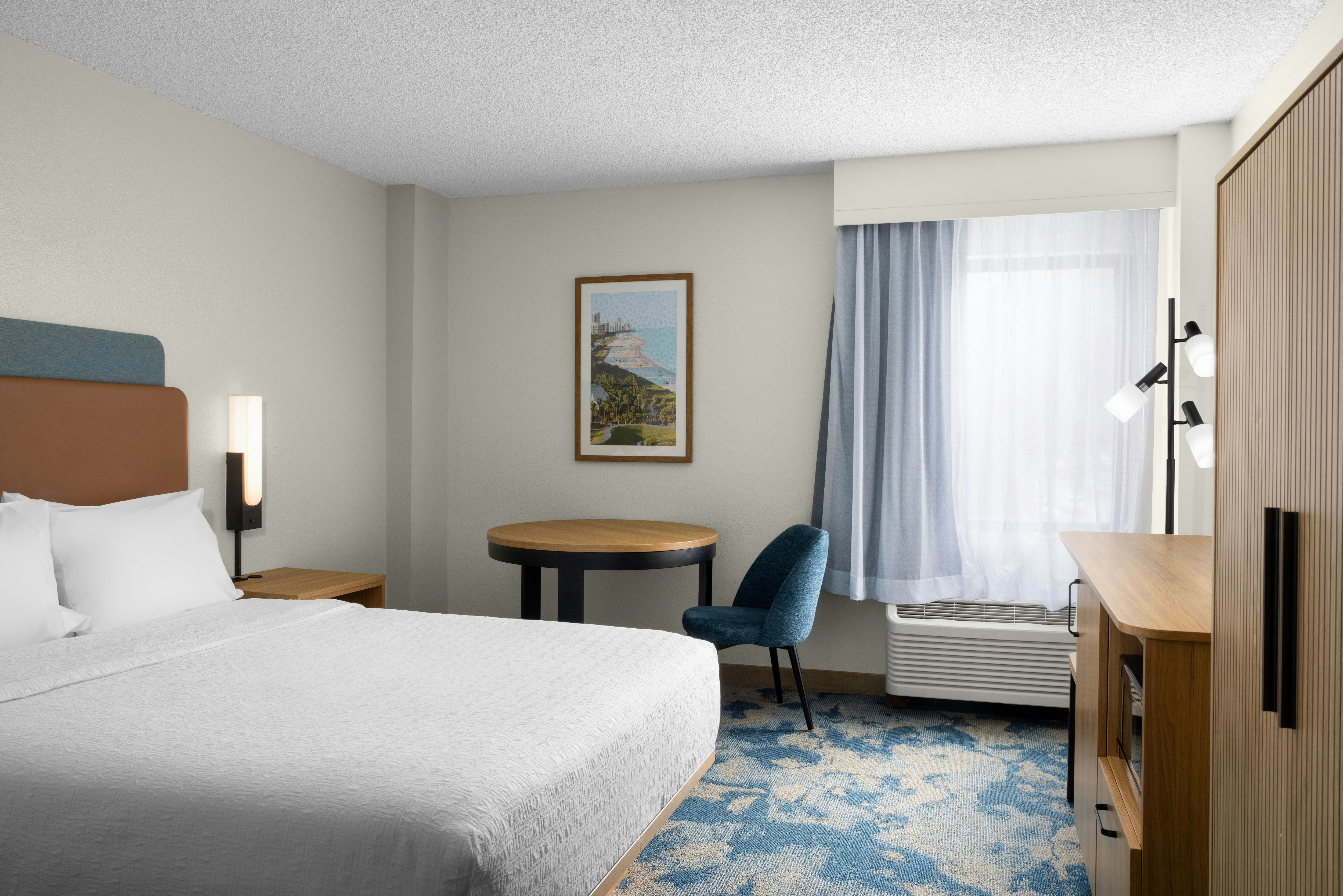 غرفة بسرير مزدوج لذوي الإعاقة، Hampton Inn Miami Airport West 2/6