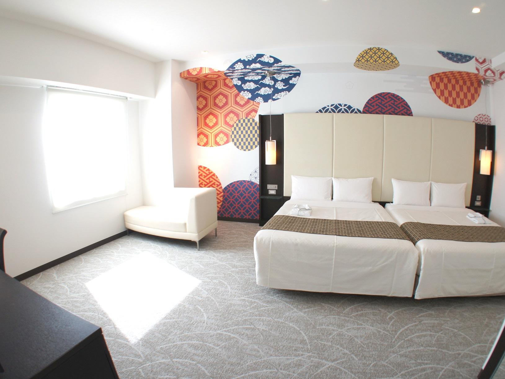 Room, Twin Beds, with View, Bathtub, Top Floor