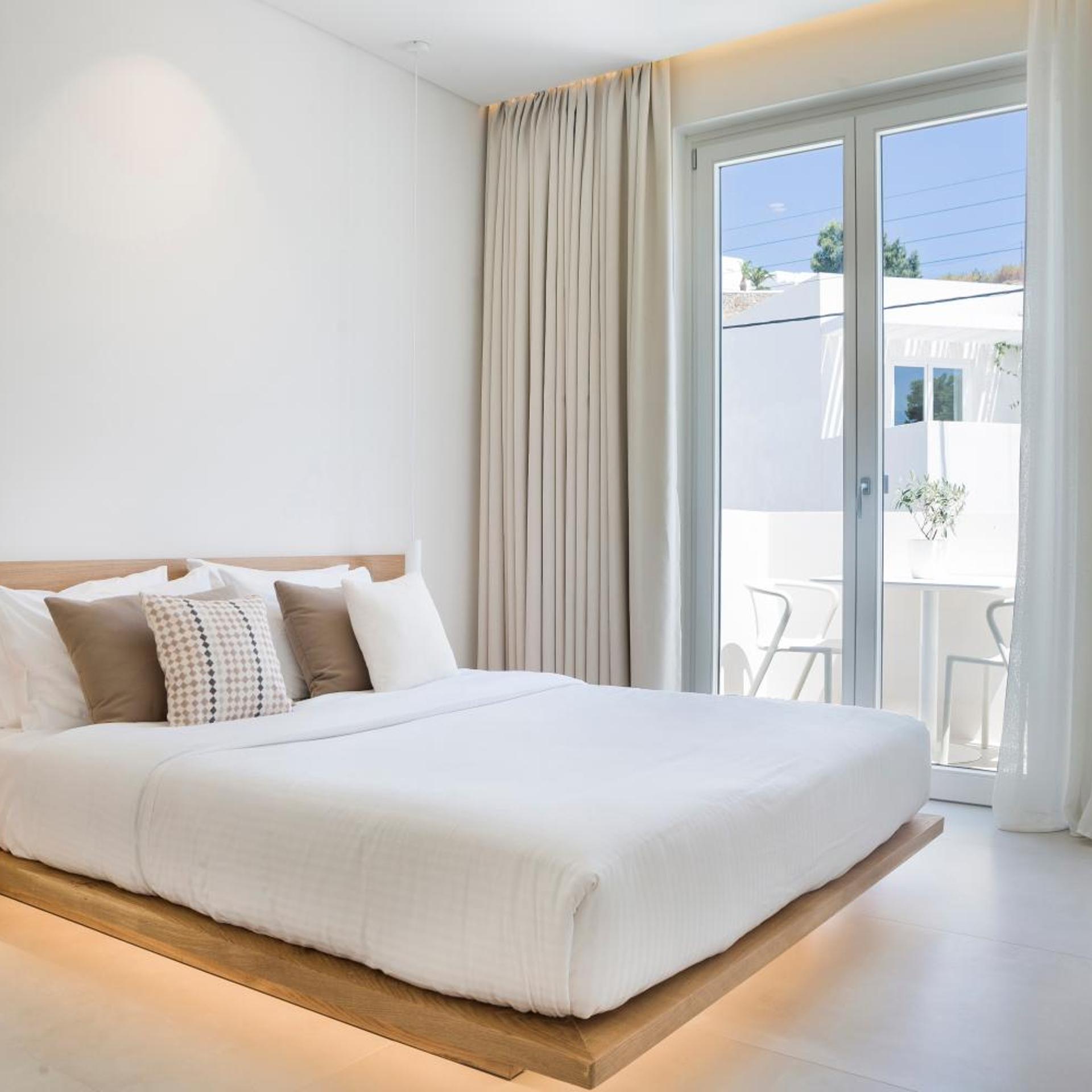 Luxury, Double Bed, Partial Sea View, Outdoor Jetted Tub