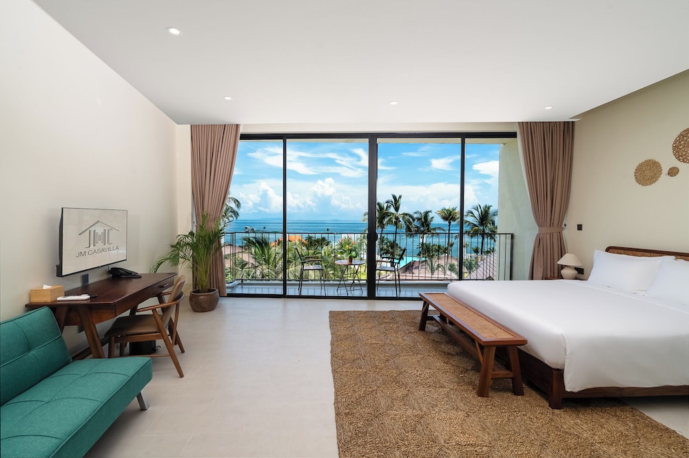 غرفة ديلوكس بسرير مزدوج بإطلالة على البحر بحوض استحمام، Coco Island Retreat Phu Quoc 3/4