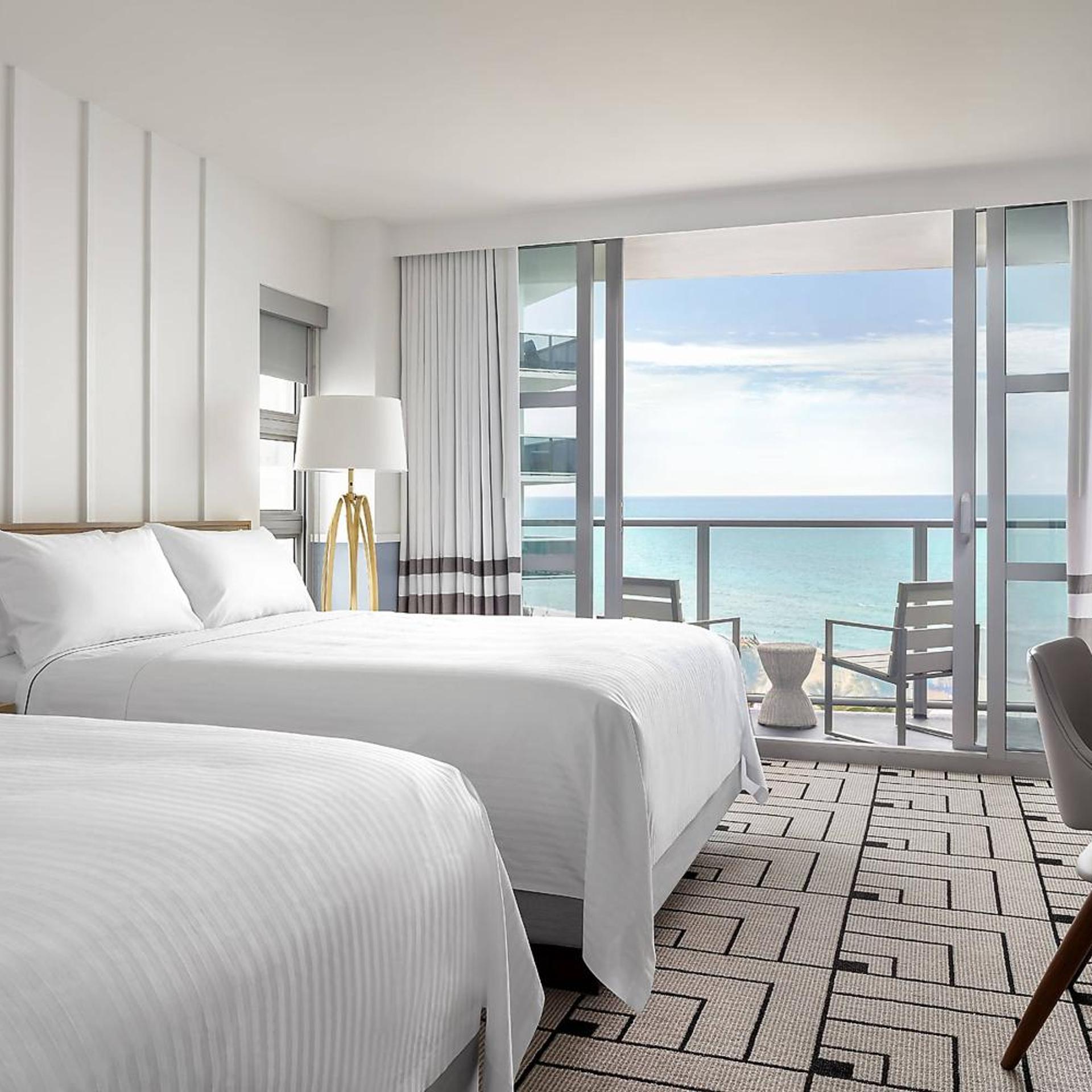 Premium, 2 Queen Beds, Ocean Front, Balcony