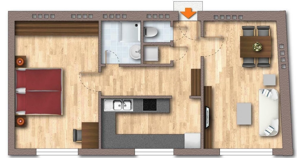 Appartements Ferchergasse 1/50