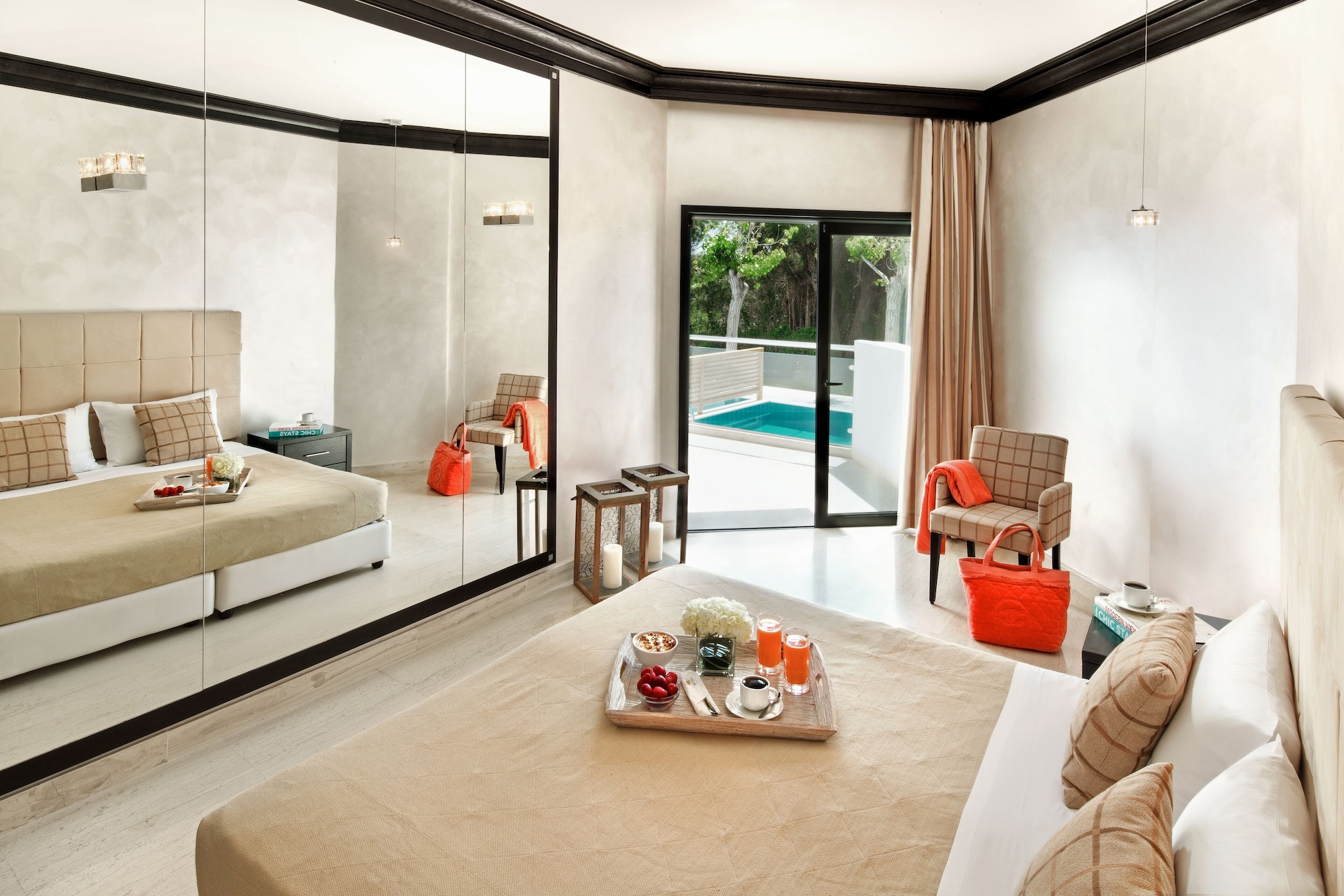 ROOM, TWIN BEDS, PRIVATE POOL