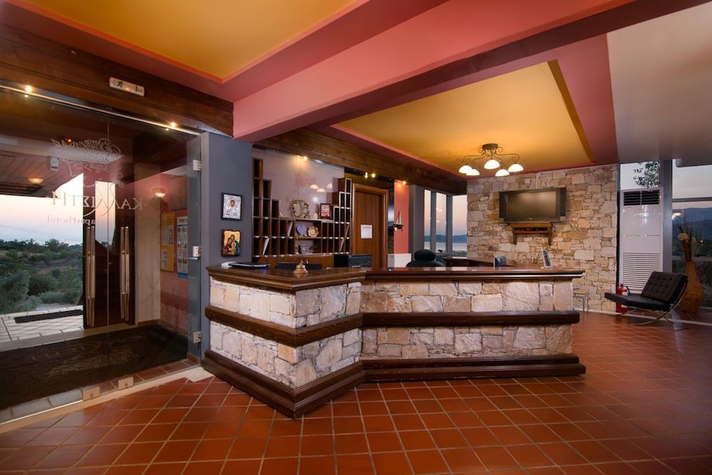 Lobby at Kallisti Apartment Hotel, THASSOS