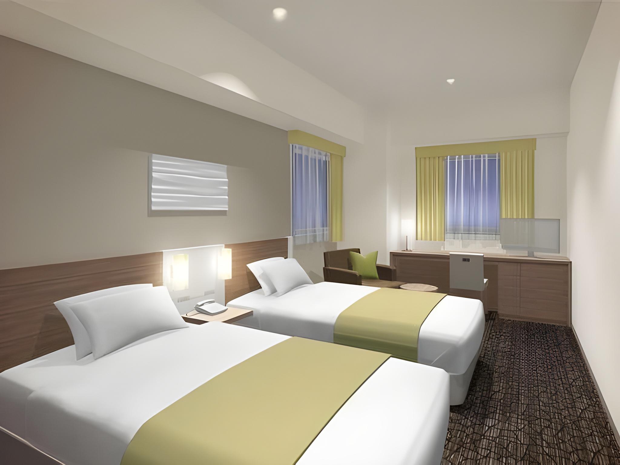 Semi Room, 2 Semi Double Beds