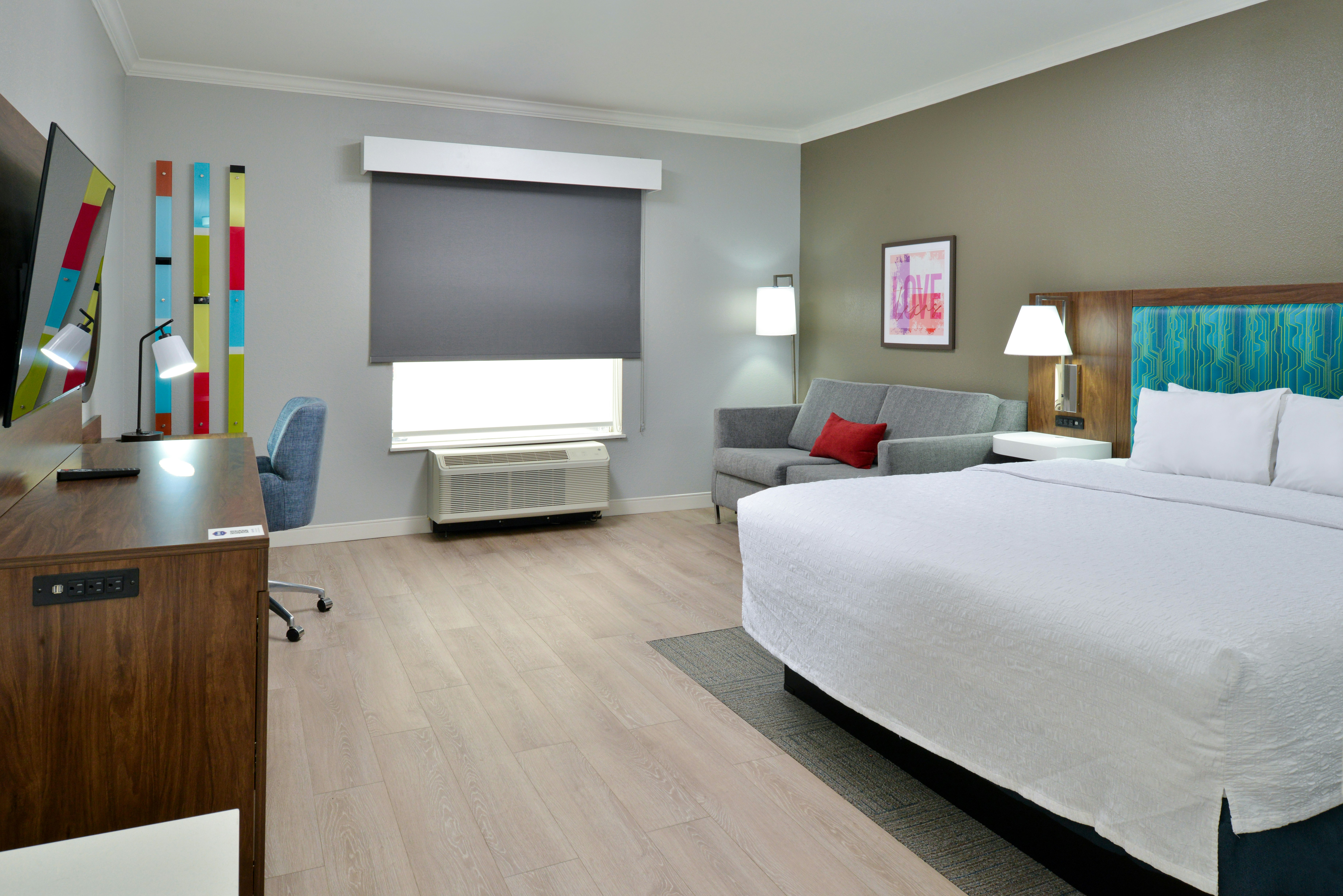 Study, King Bed, Sofa