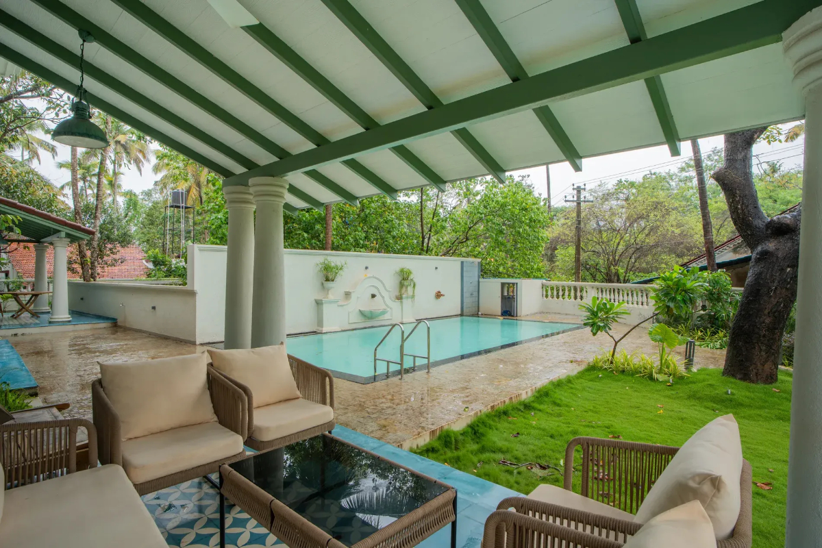 ELIVAAS Villa Frienders 5 BHK Villa With Pvt Pool & Lift Near Popular Beaches 11/12