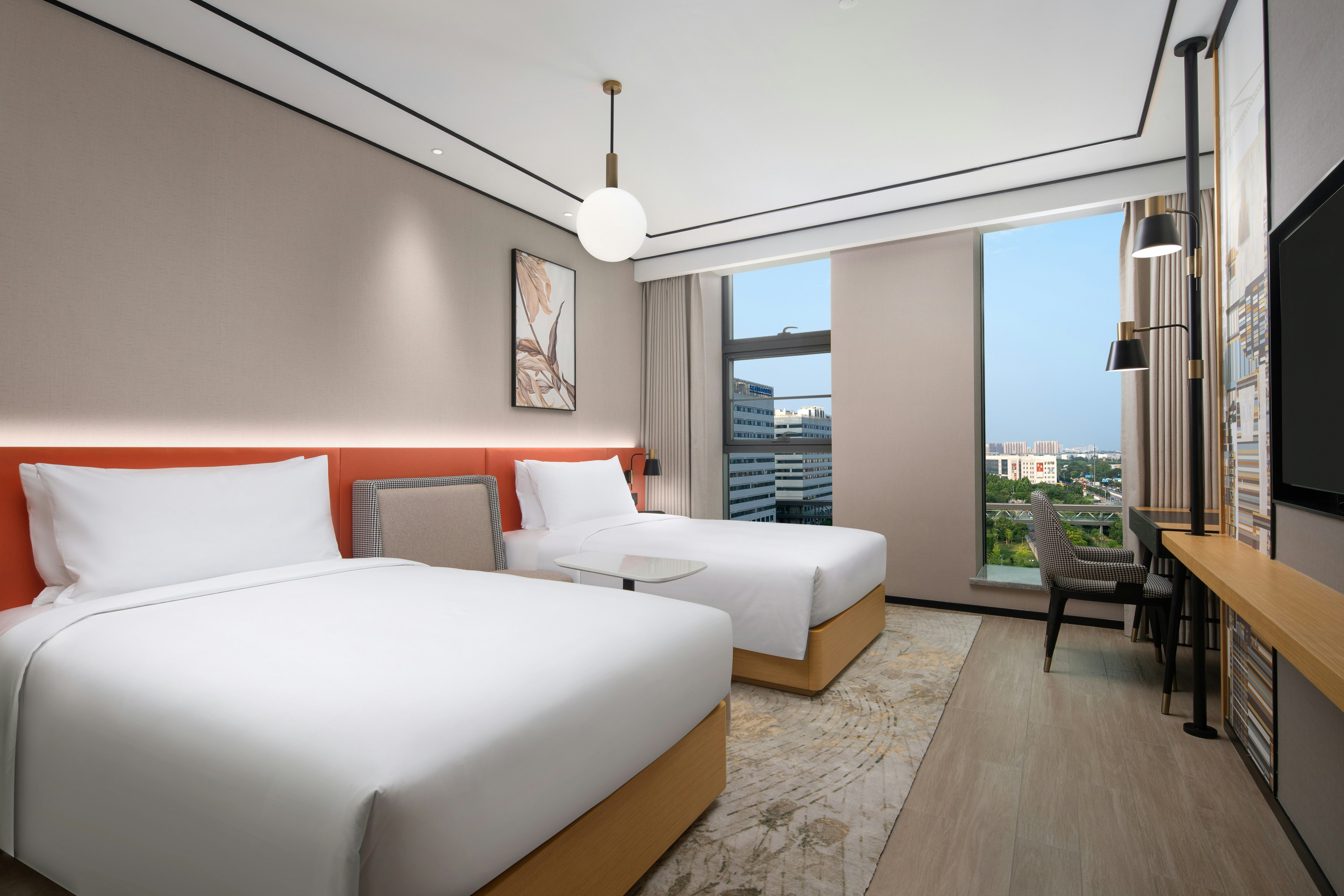 GUEST ROOM, TWIN BEDS, HIGH FLOOR