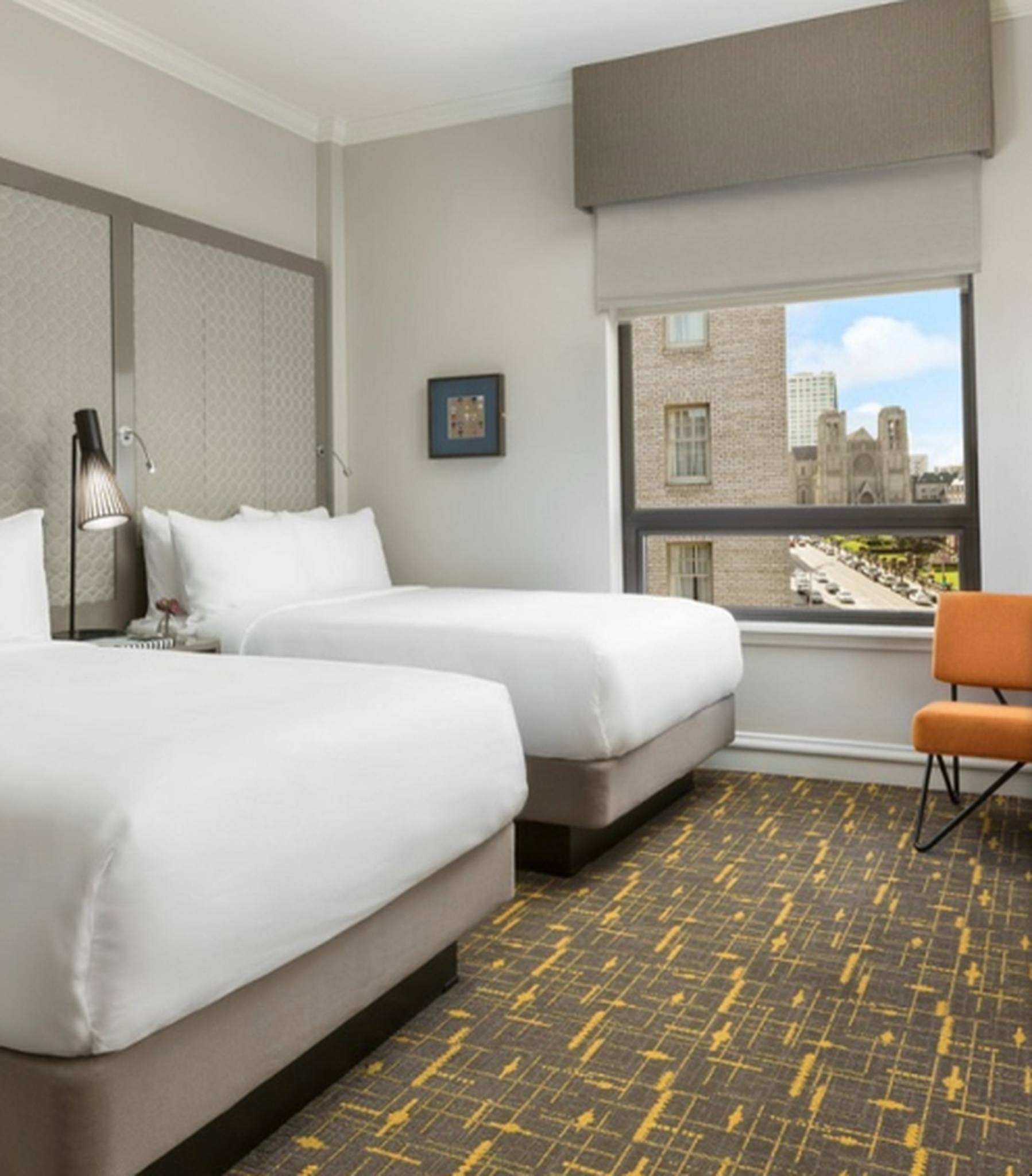 Junior Suite, 2 Double Beds, Skyline View