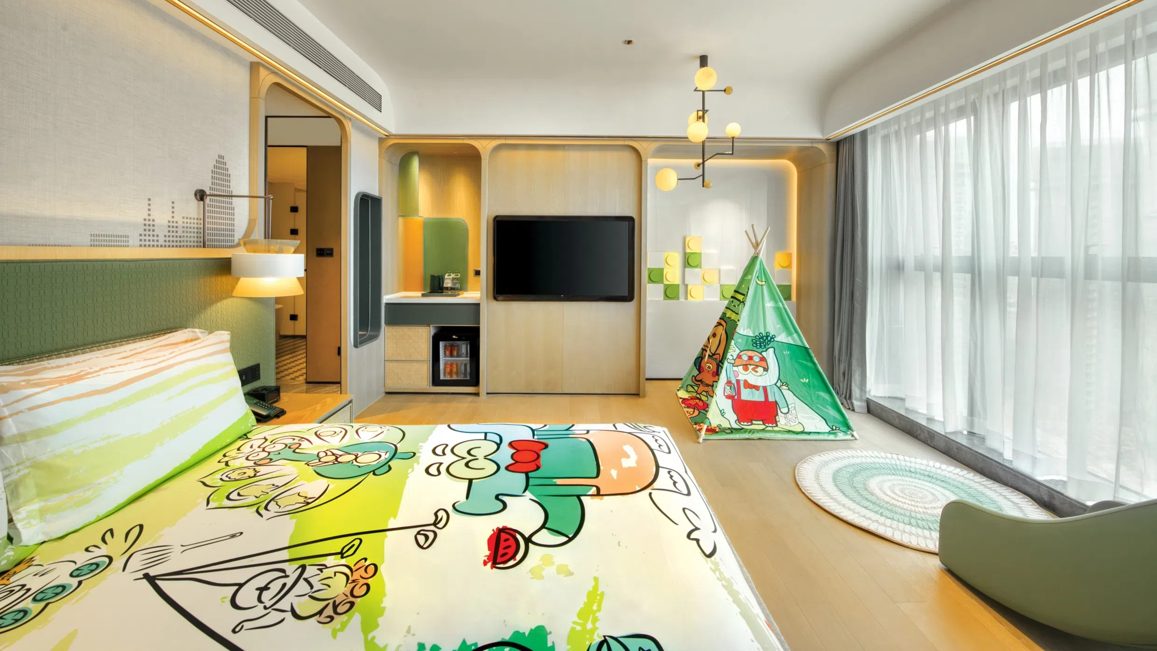 Kids Suite, Theme, King Bed, Bunk Bed