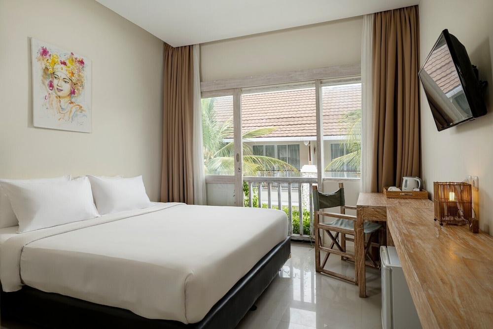 غرفة سوبيريور بسريرين منفصلين بإطلالة على المسبح، The Beach House Resort 2/10