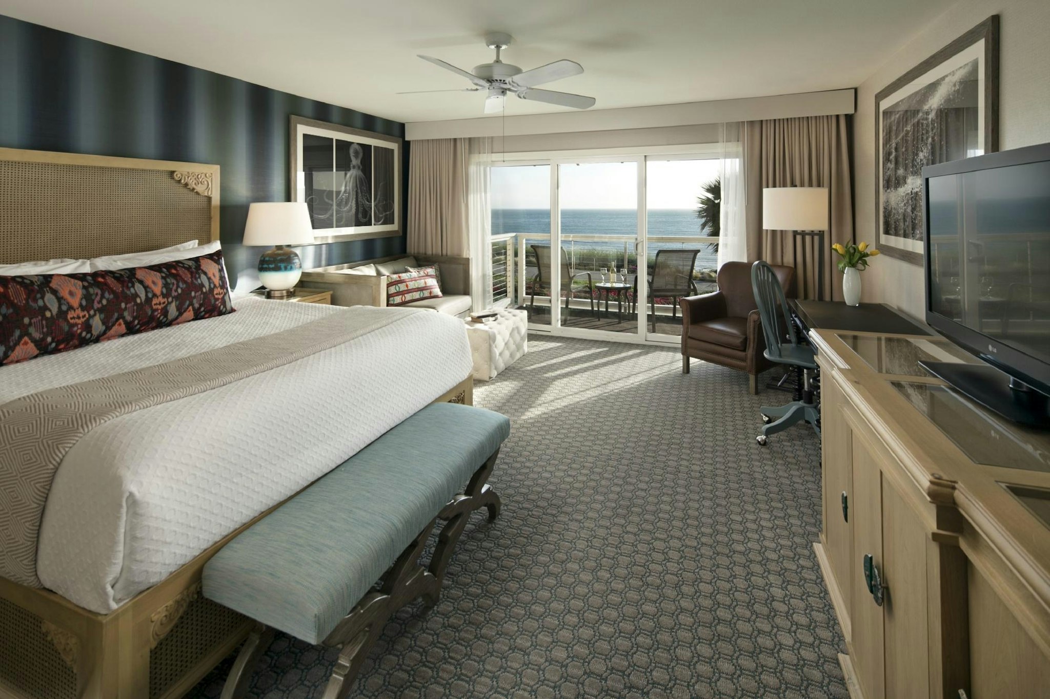 Room, King Bed, Ocean View, Balcony