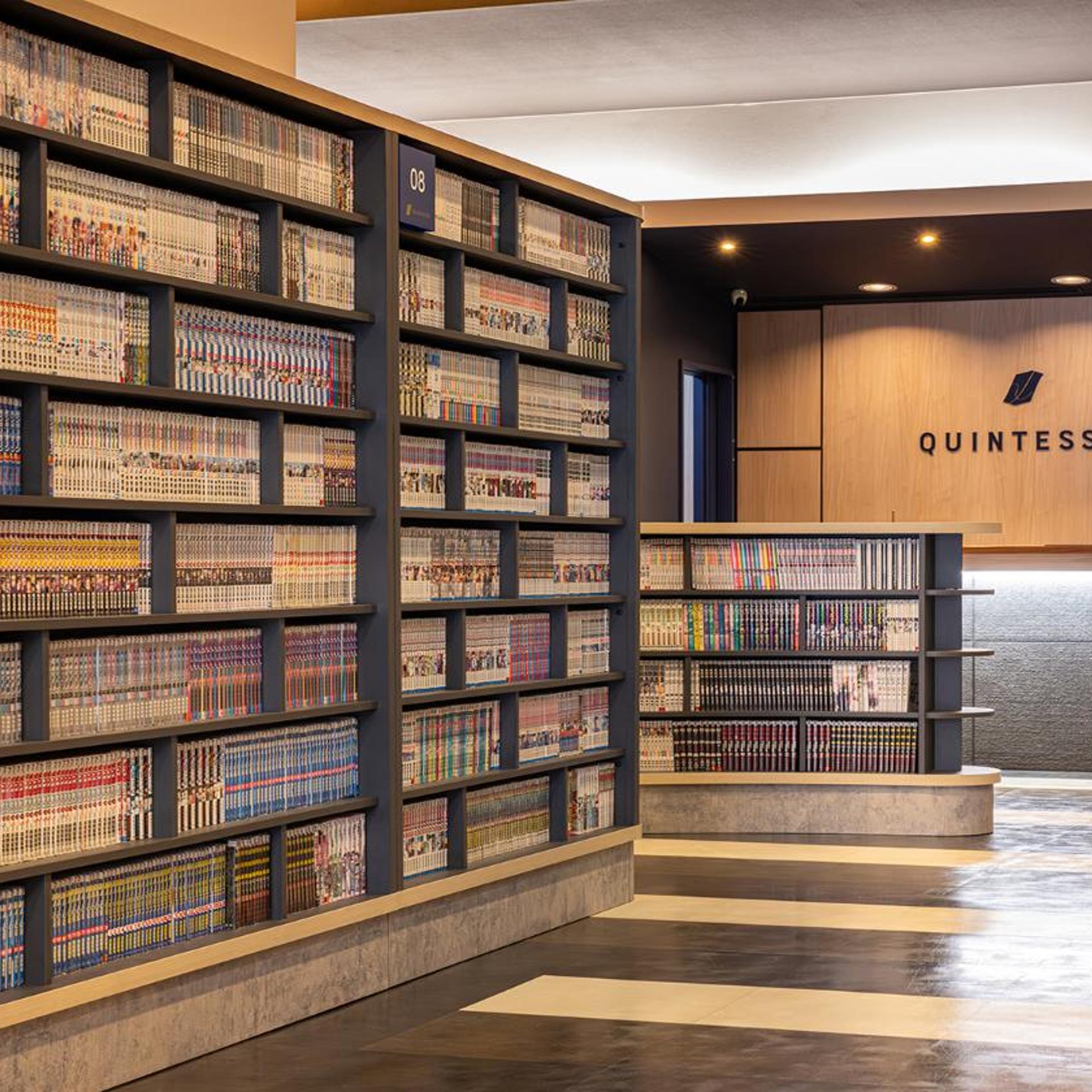 Quintessa Hotel Fukuoka Watanabedori Comic&Books 8/50