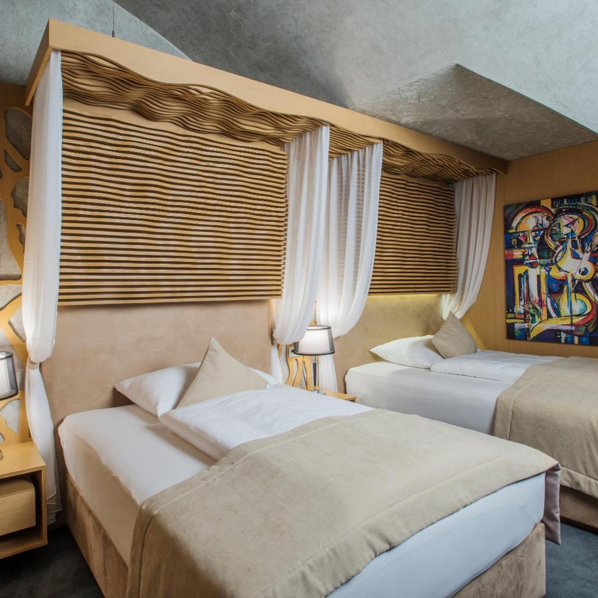 Panorama, Luxury, Apartment, Double Bed, Bathtub