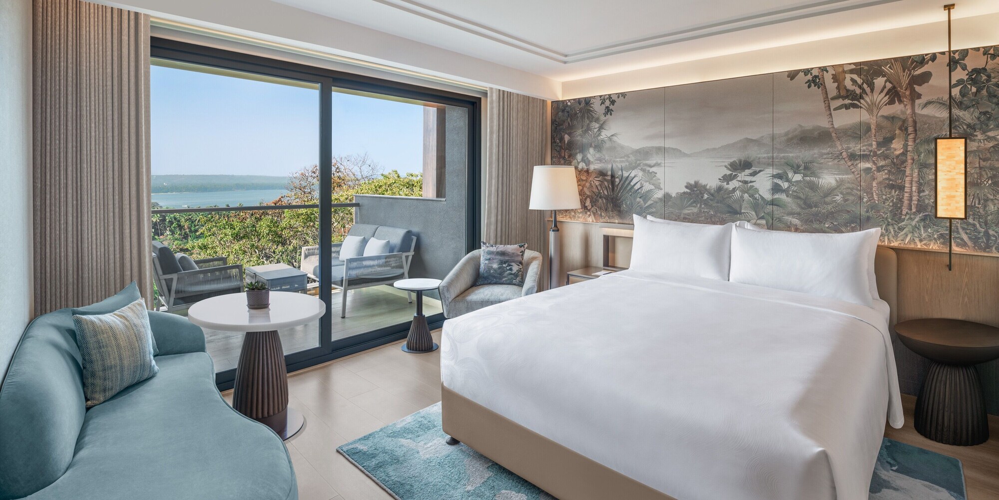 غرفة غراند بسرير كينج بشرفة بإطلالة، JW Marriott Goa Vagator 6/10