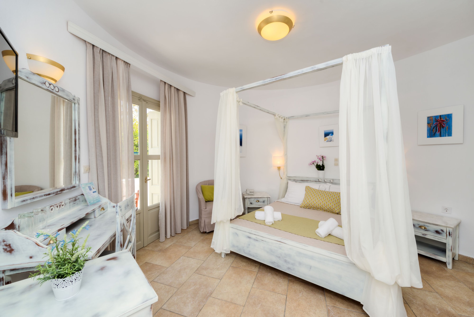 جناح شهر العسل بسرير مزدوج، Mathios Village 9/10