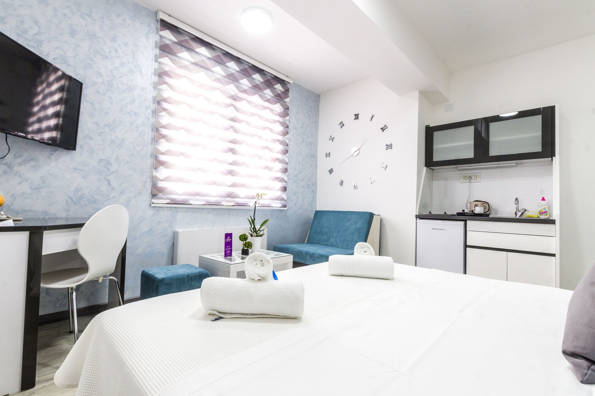 شقة استوديو بسرير مزدوج بإطلالة على المدينة، Astera Apart Hotel 9/10