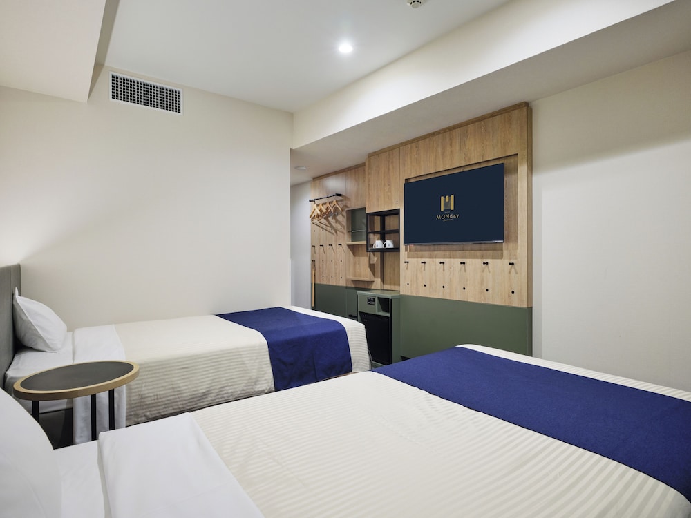 غرفة ديلوكس بسريرين منفصلين مع سرير إضافي، hotel MONday Akihabara Asakusabashi 2/4